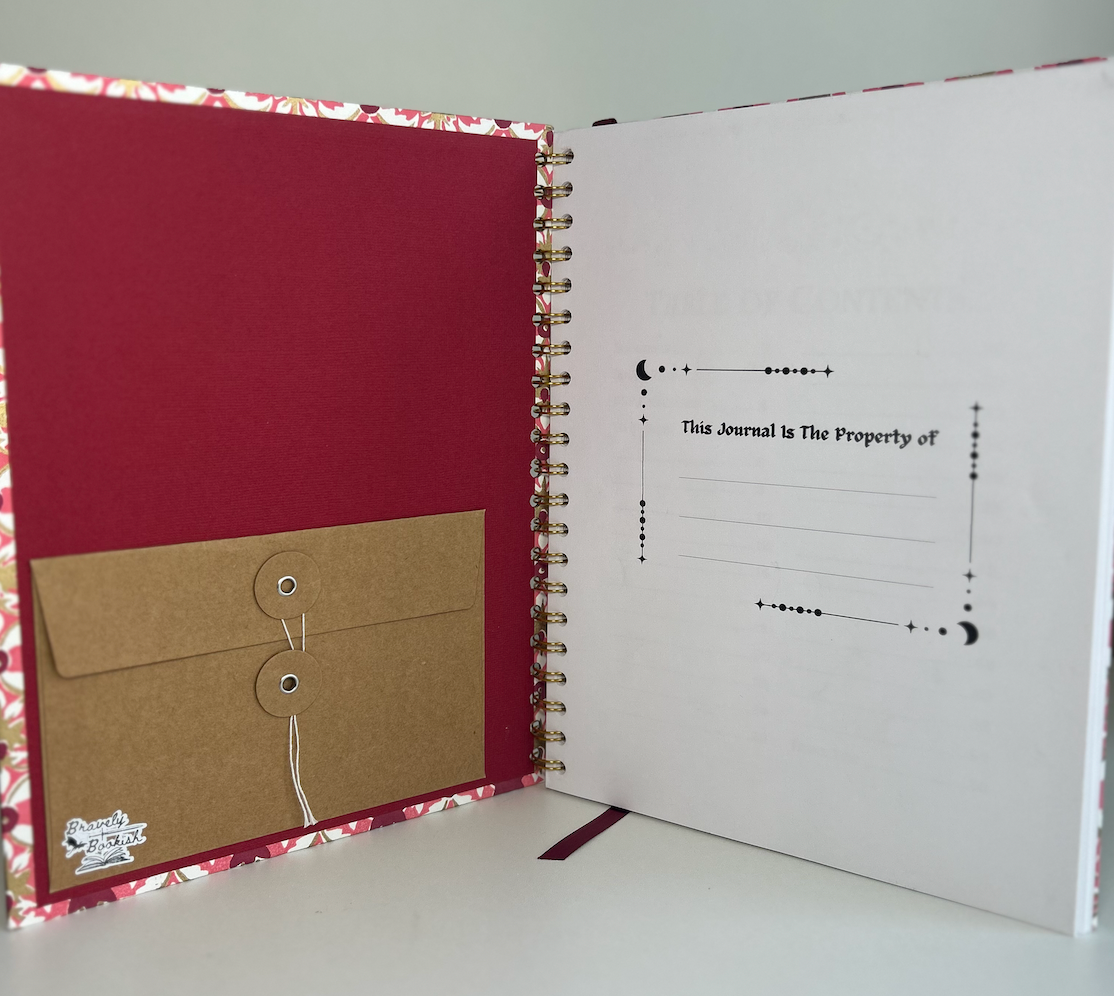 Tea Leaves & Tomes - 8.5x11 Witchy Reading Junk Journal