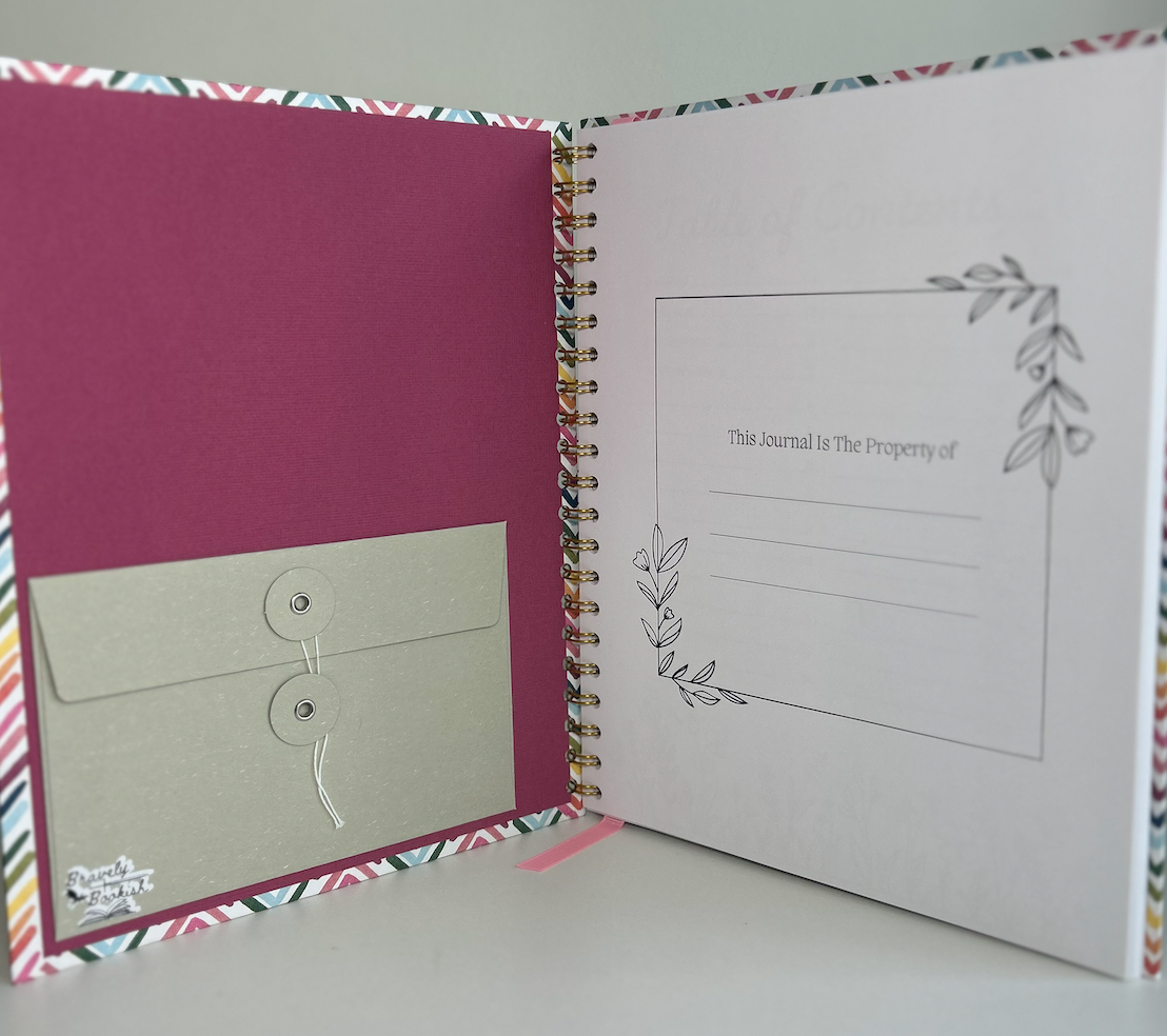 Bright Booked - 8.5x11 Floral Classic Reading Journal