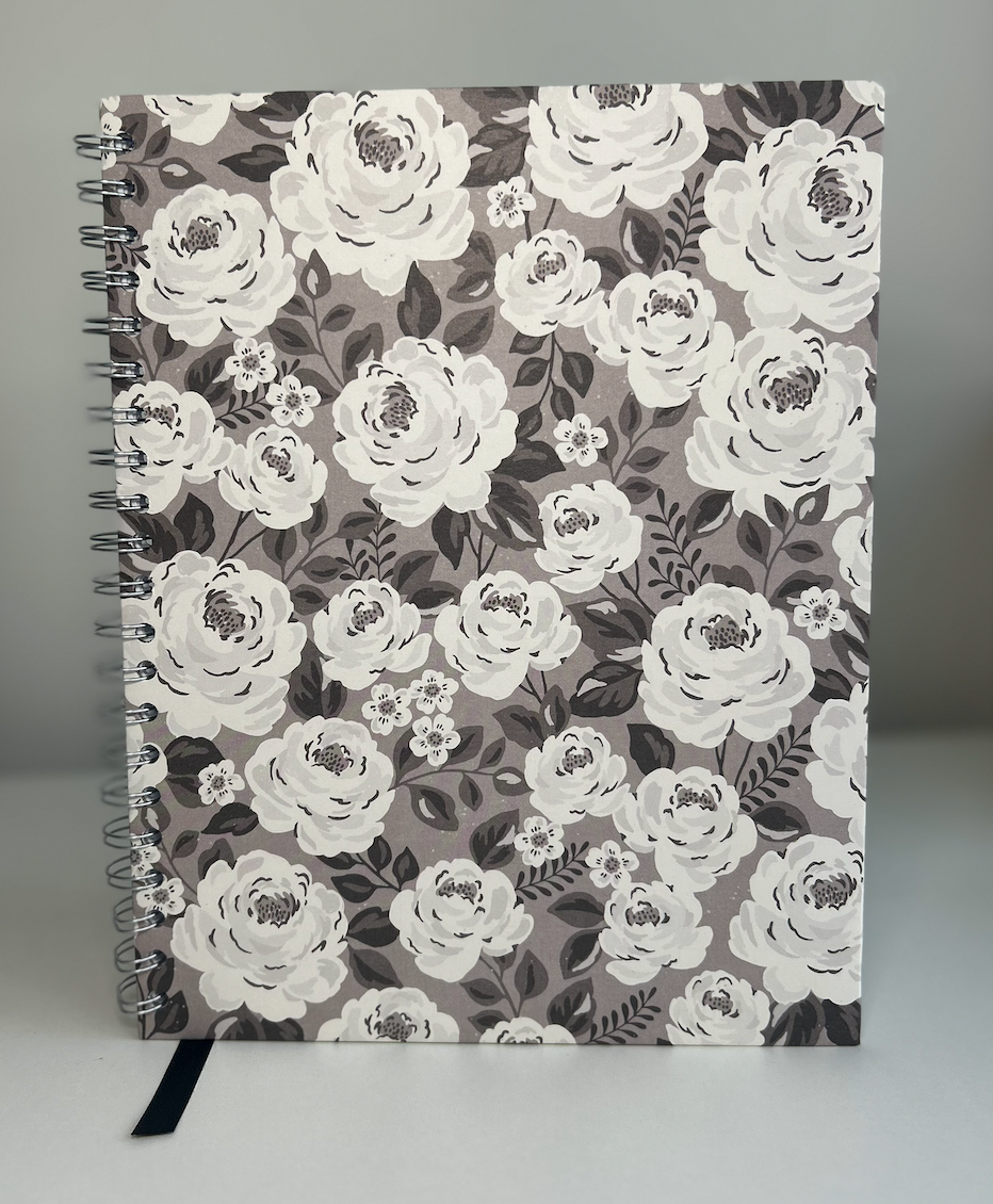 Noir Botanica - 8.5x11 Floral Classic Reading Journal