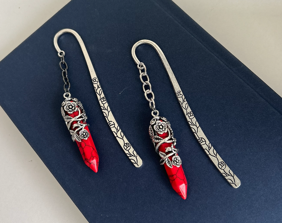 Thorns of Blood – Gothic Crystal Bookmark