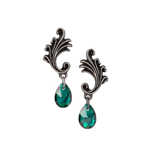Emerald Court Earrings