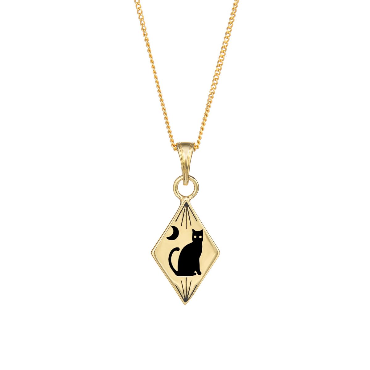 Black Cat Necklace-zoom-1