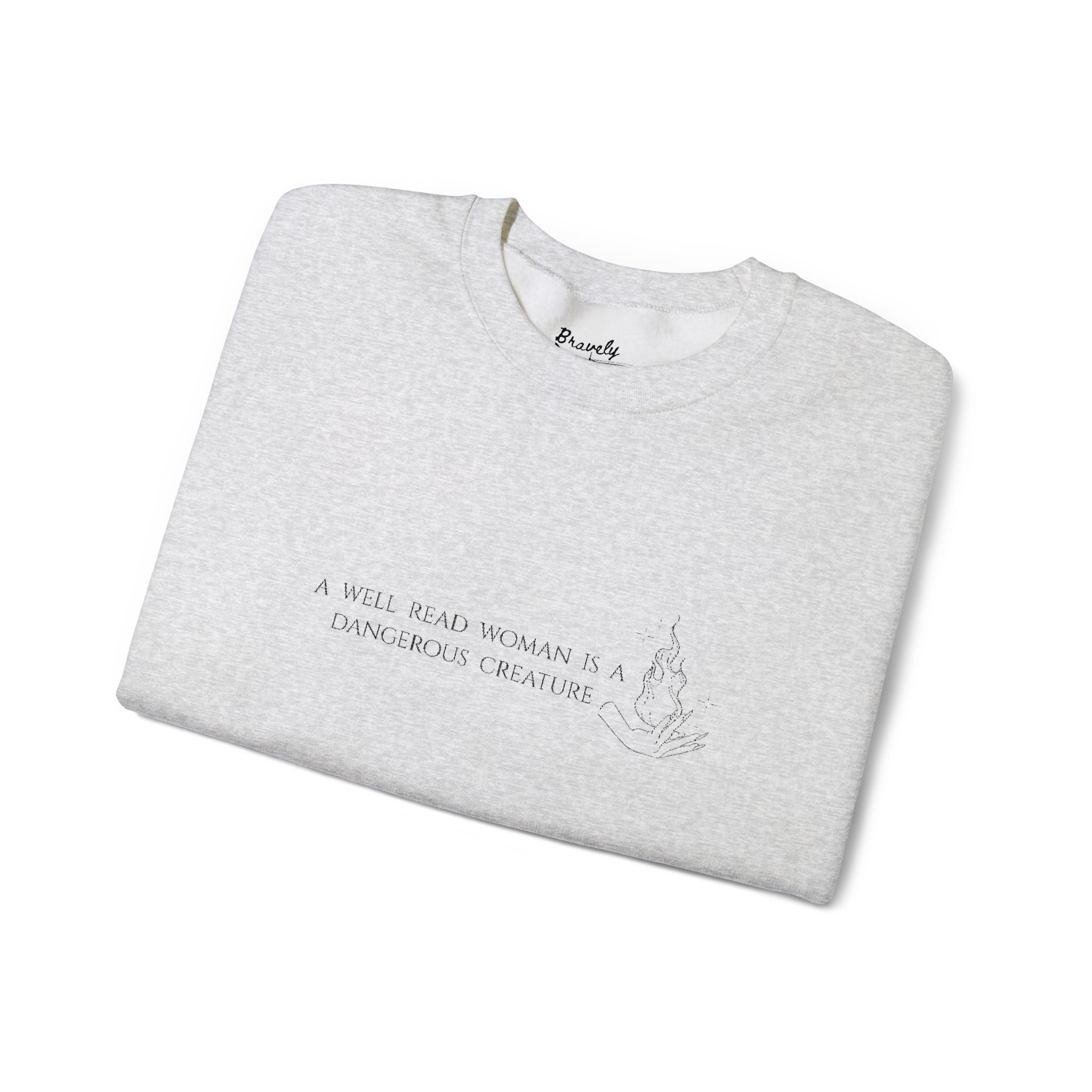 A Well-Read Woman Is a Dangerous Creature Sweatshirt-zoom-2