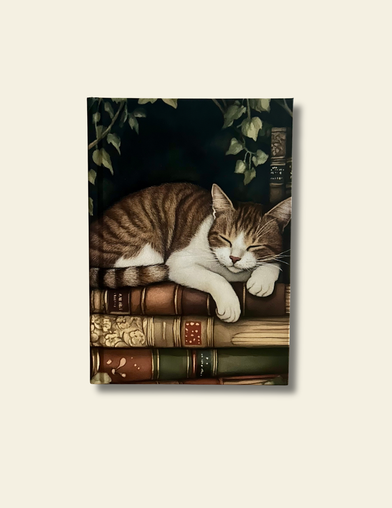 Library Cat –  A5 Reading Junk Journal-zoom-