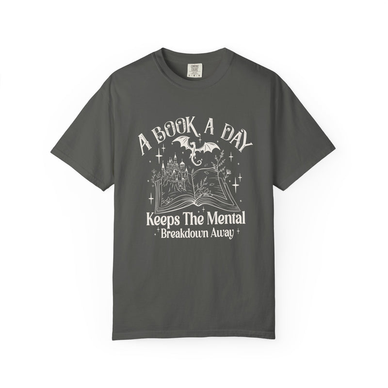 A Book a Day Tee — Fantasy Reader Comfort Colors Shirt-zoom-