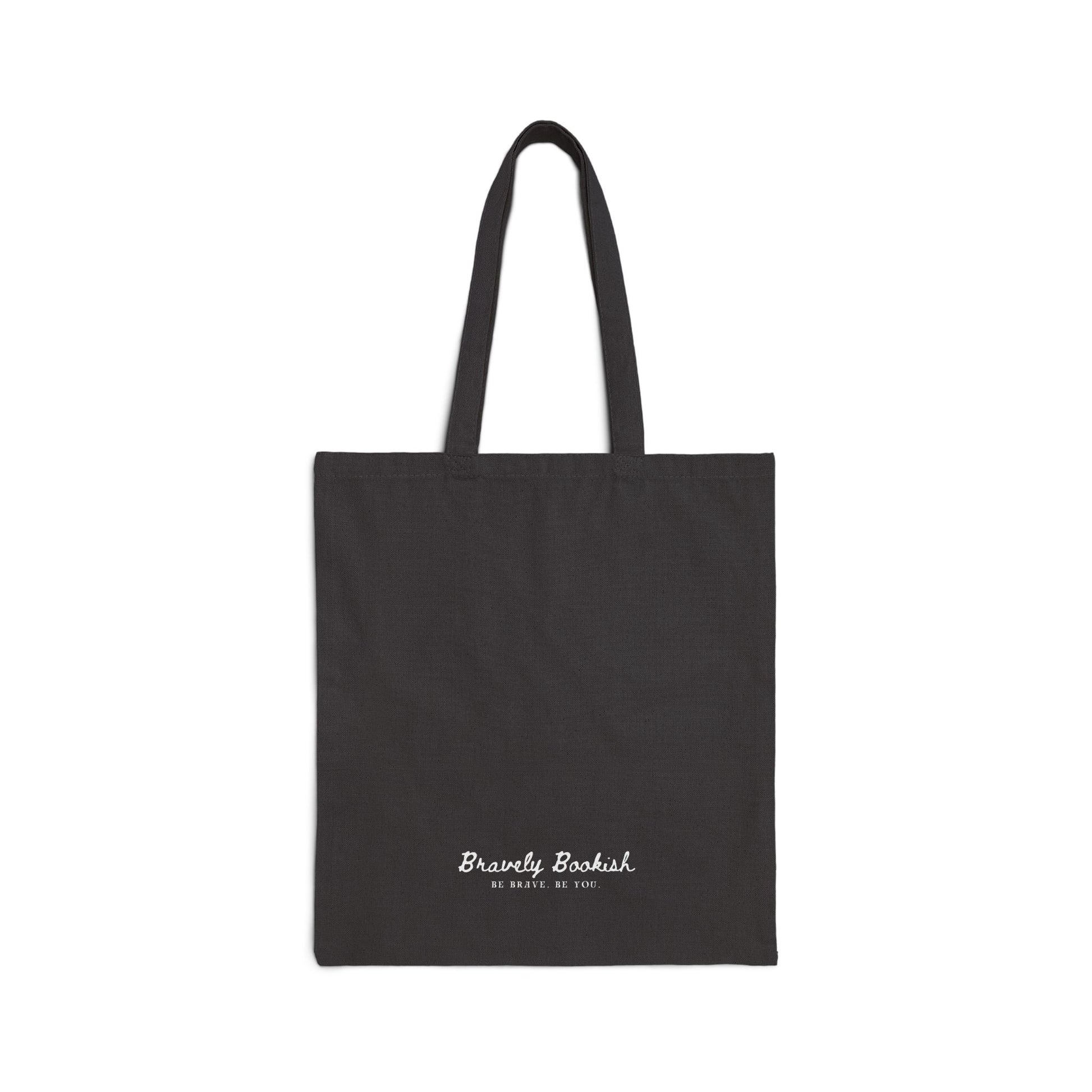 “Wickedly Well Read” Retro Bookish Tote Bag-2
