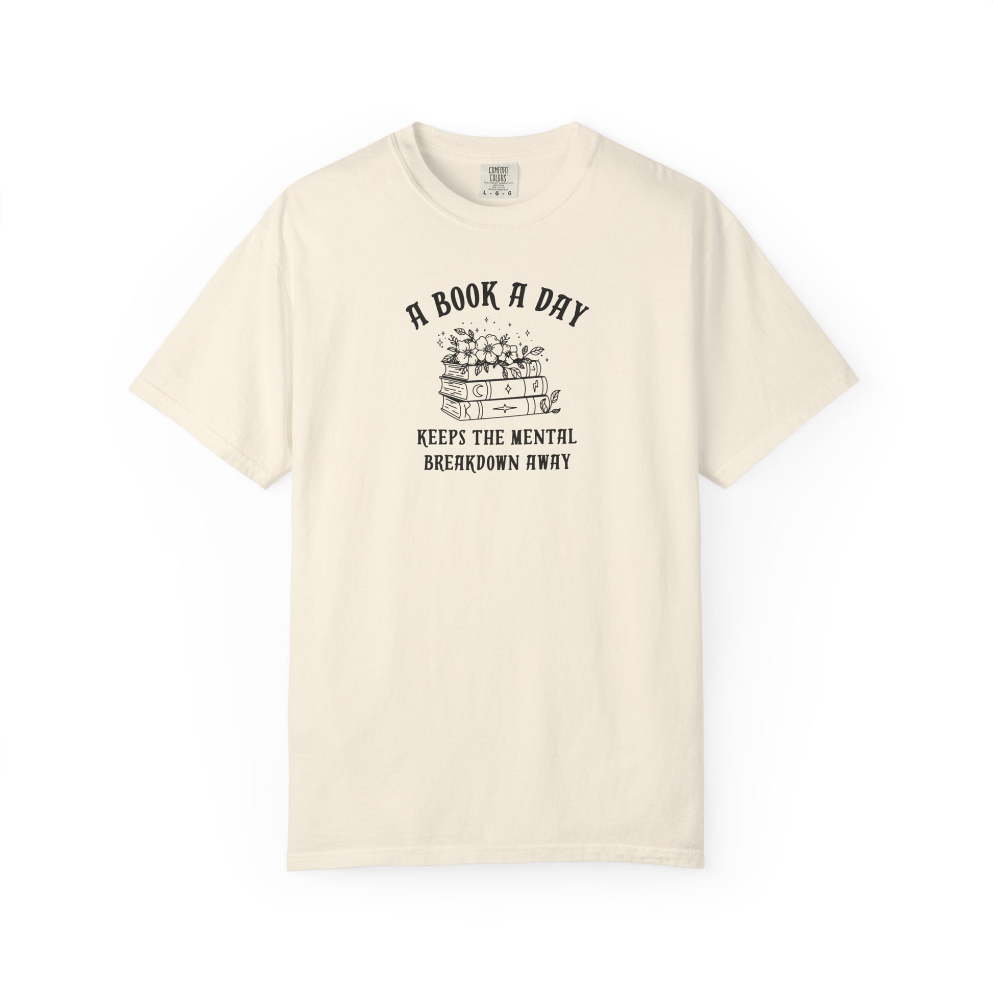 A Book a Day Keeps the Breakdown Away Tee-1