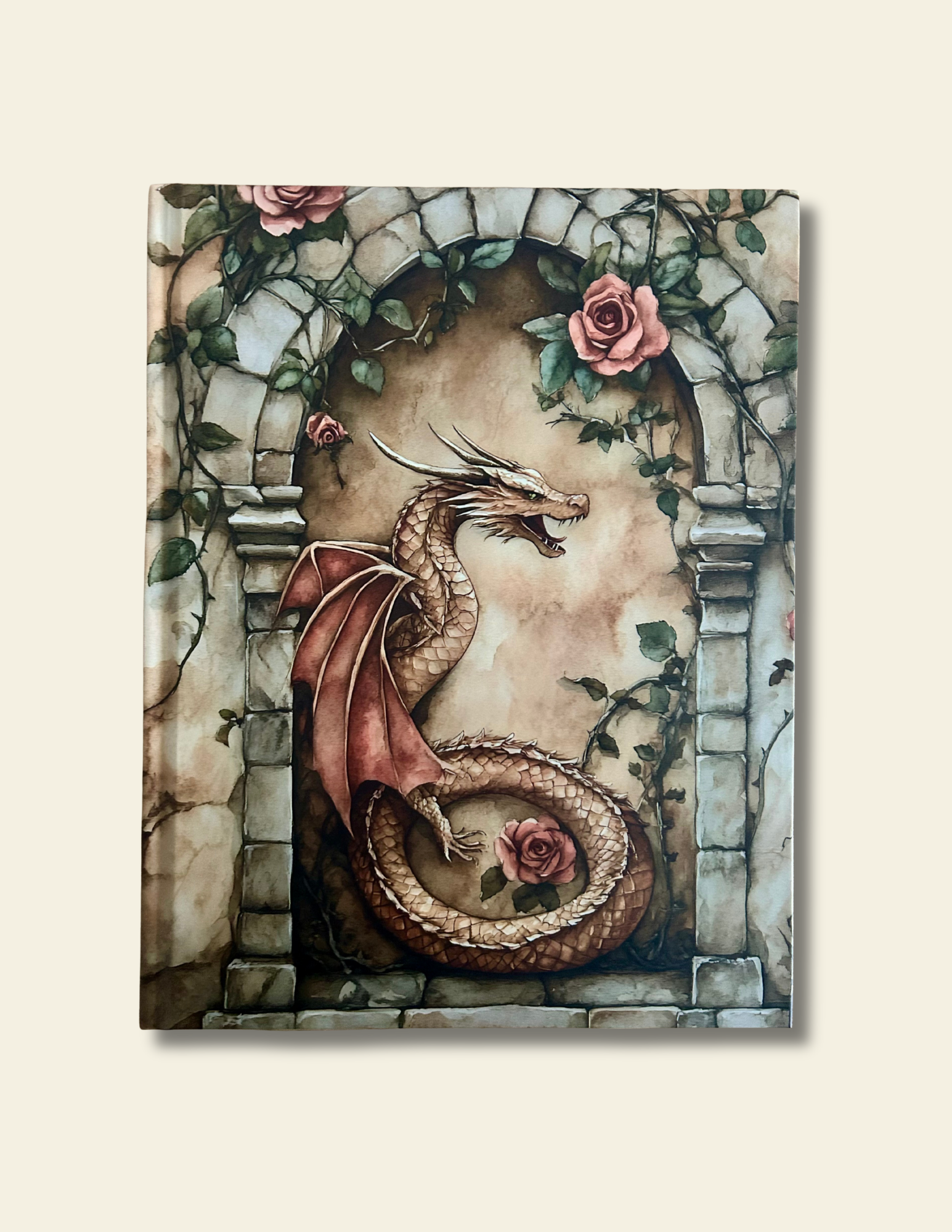 Rosebound Dragon – 8.5x11 Reading Junk Journal-1