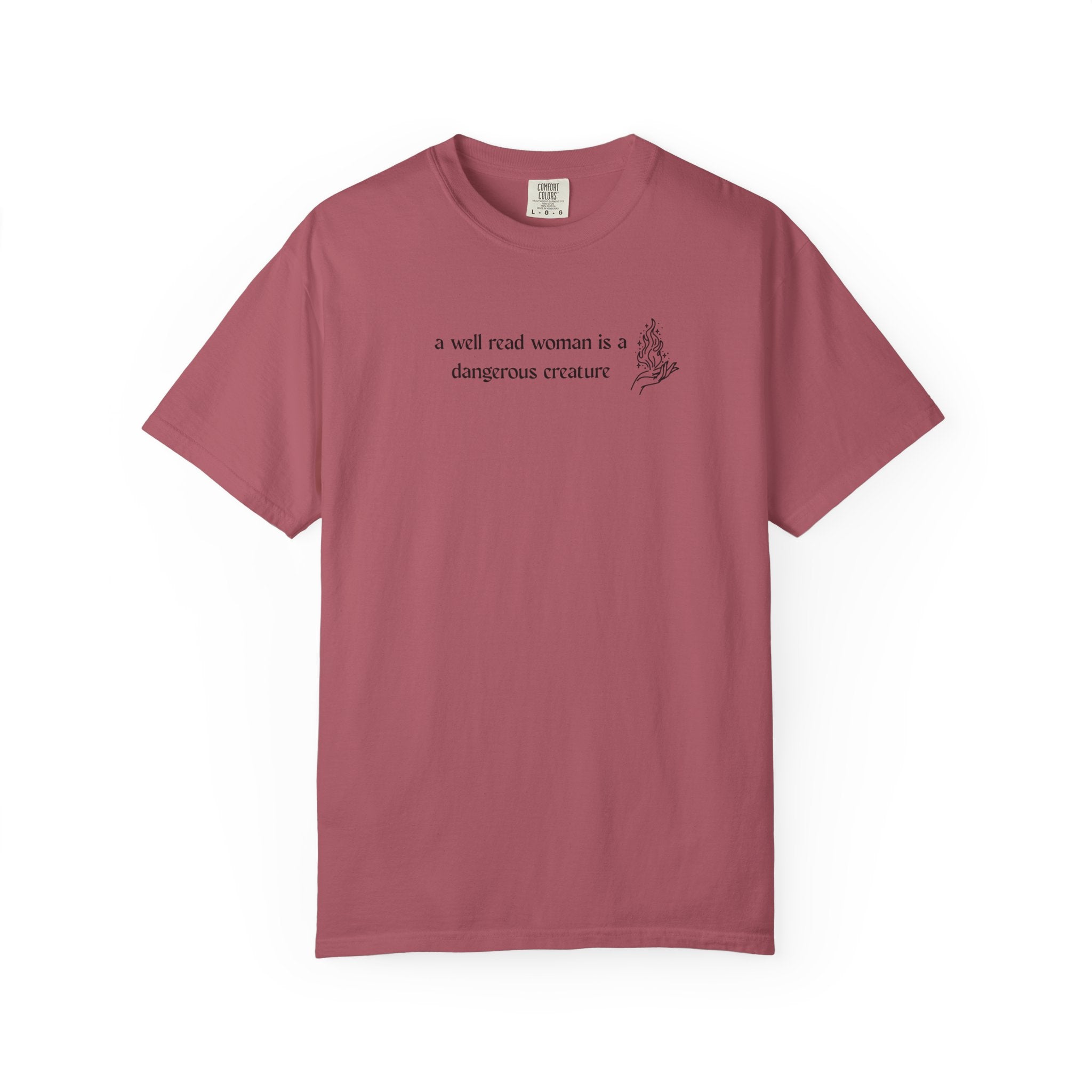 A Well-Read Woman Is A Dangerous Creature Tee-zoom-1