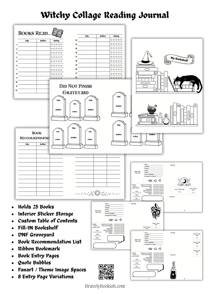 5x7 Witchy Reading Junk Journal-zoom-