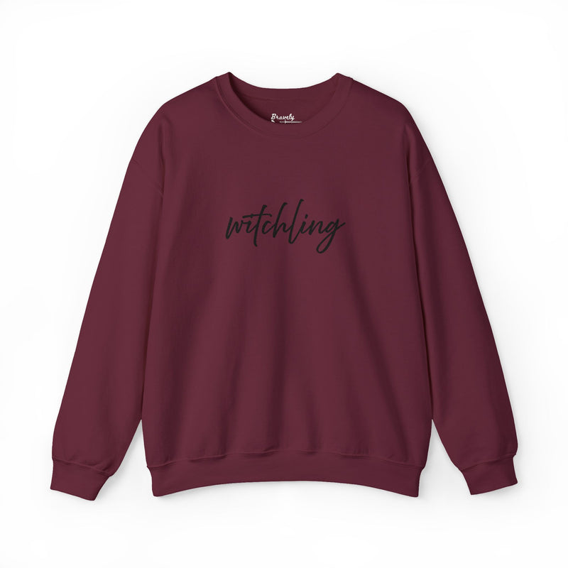 Witchling Crewneck — Fierce, Airborne, and Unapologetically Witchy-zoom-