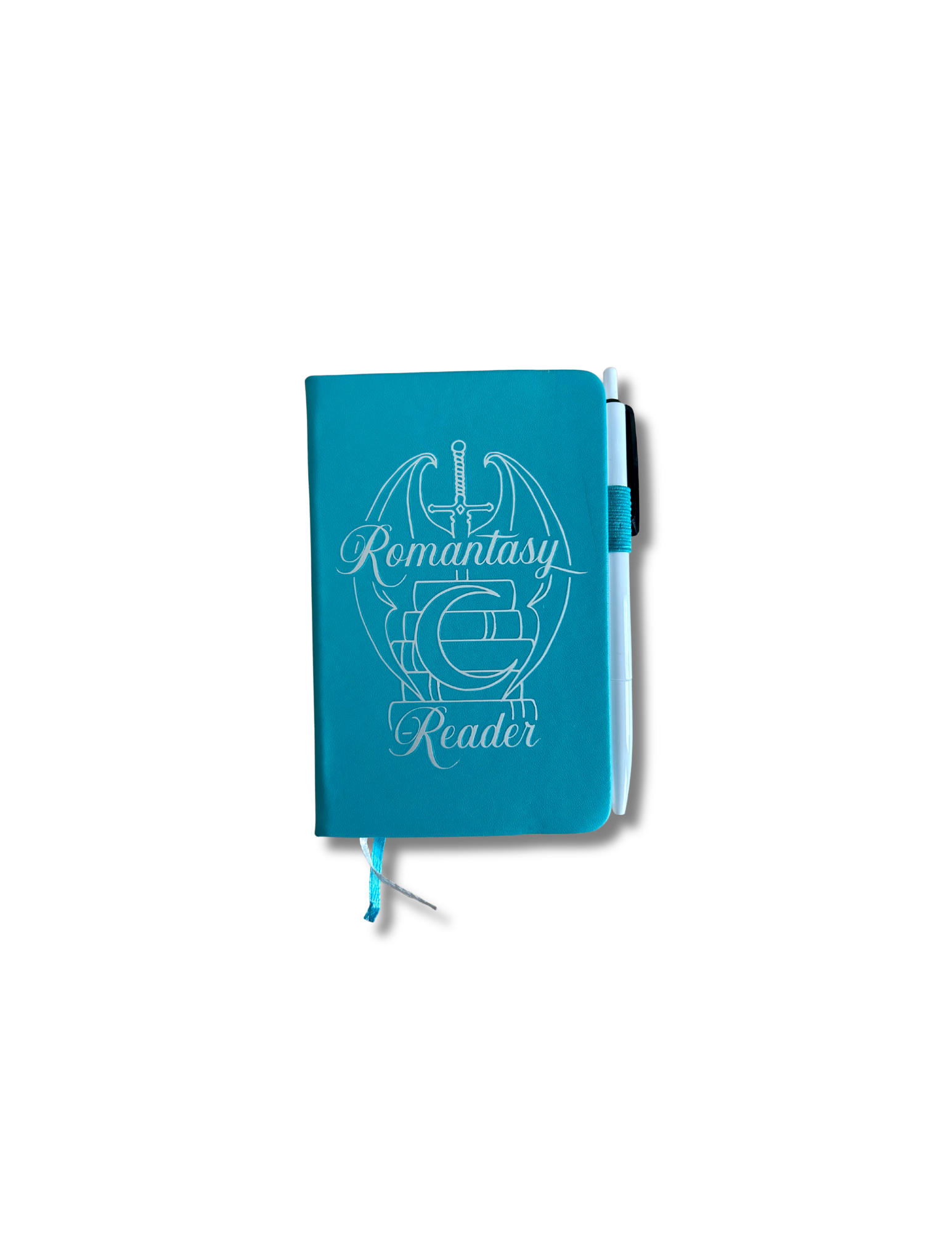 Romantasy Reader: Hand-Embellished College Ruled Faux Leather Mini Journal