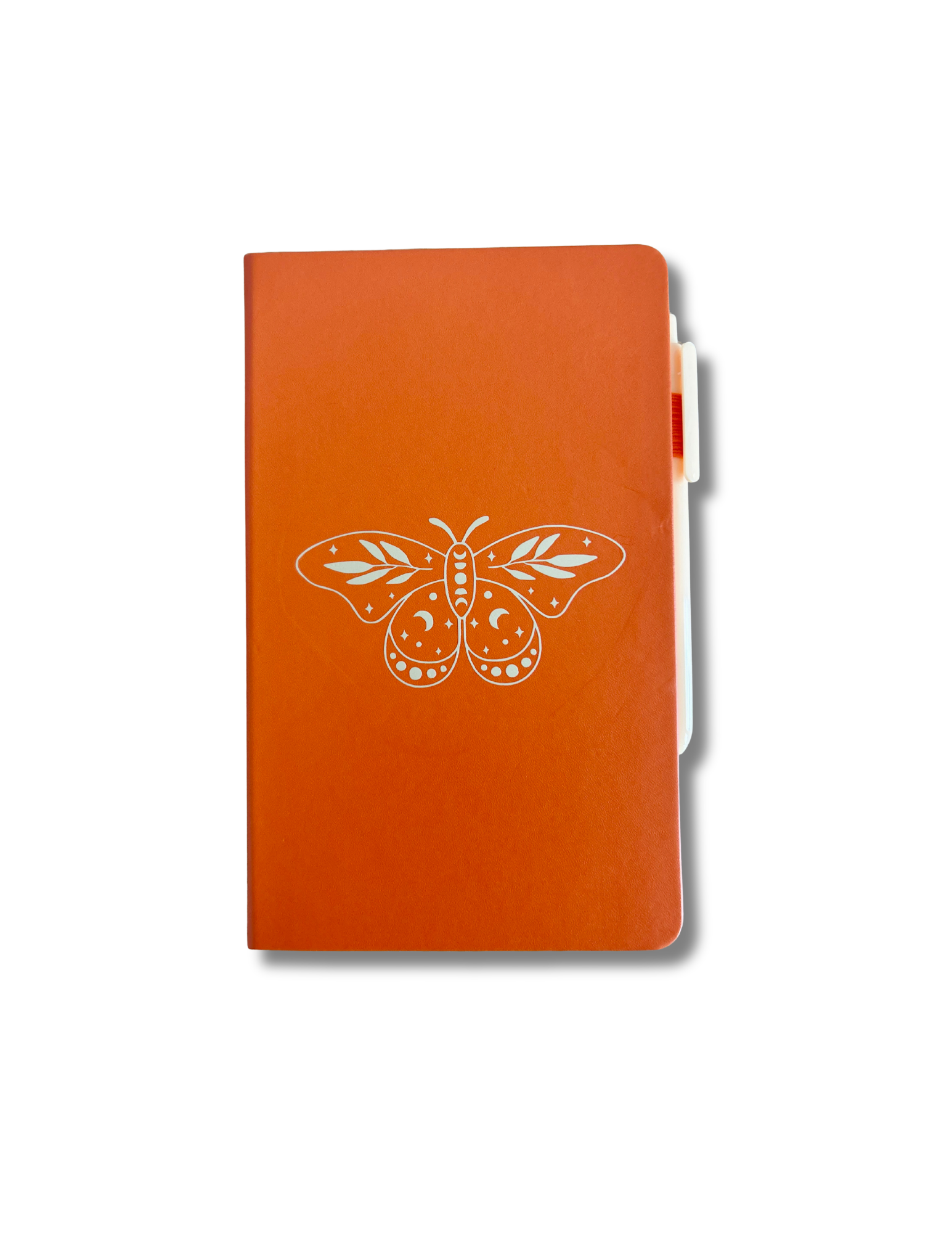 Mystic Butterfly – Hand-Embellished Classic Ruled Faux Leather Journal-zoom-1