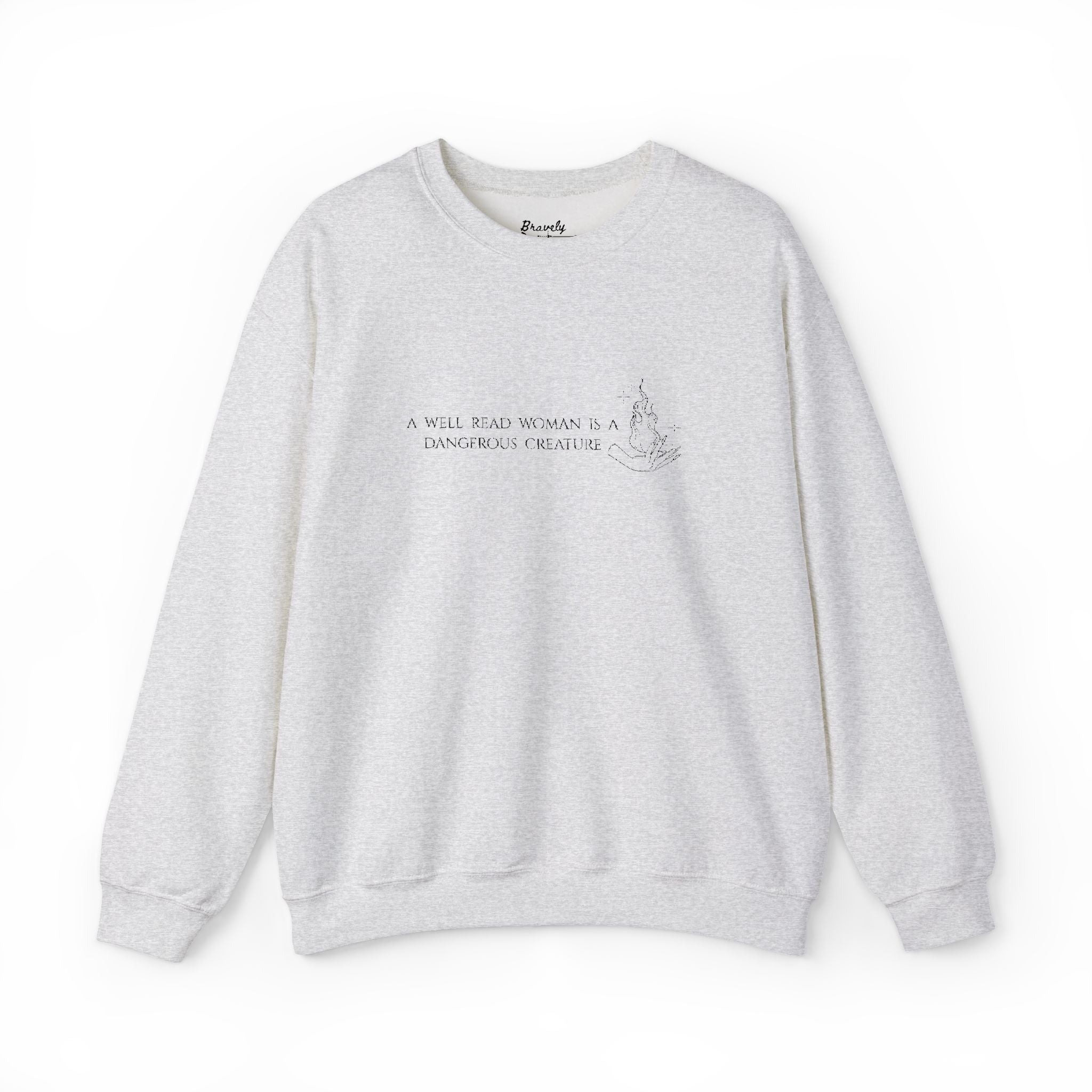 A Well-Read Woman Is a Dangerous Creature Sweatshirt-zoom-1