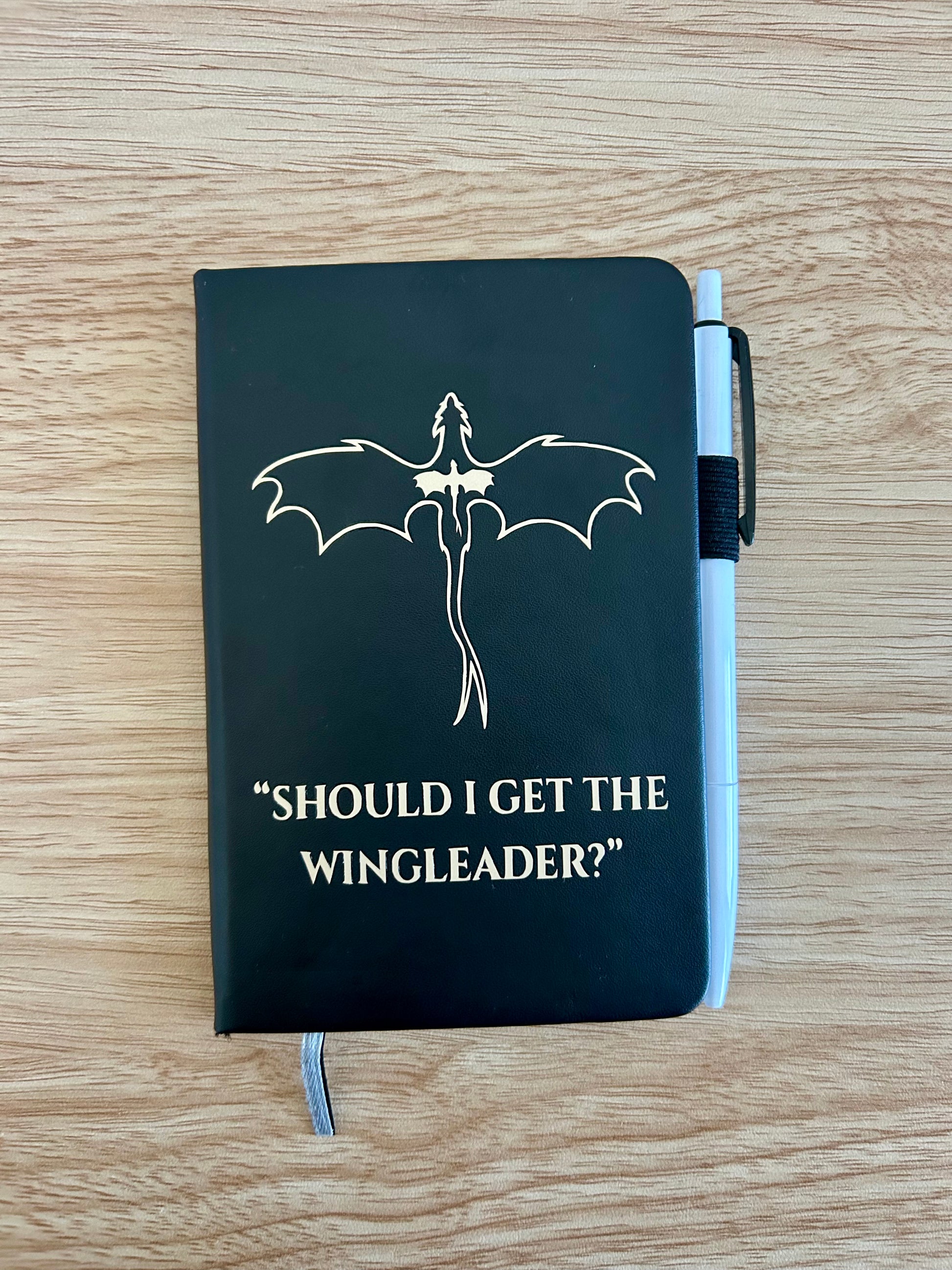 Wingleader Journal – Dragon Rider Fantasy Notebook | Romantasy Reader Journal-2