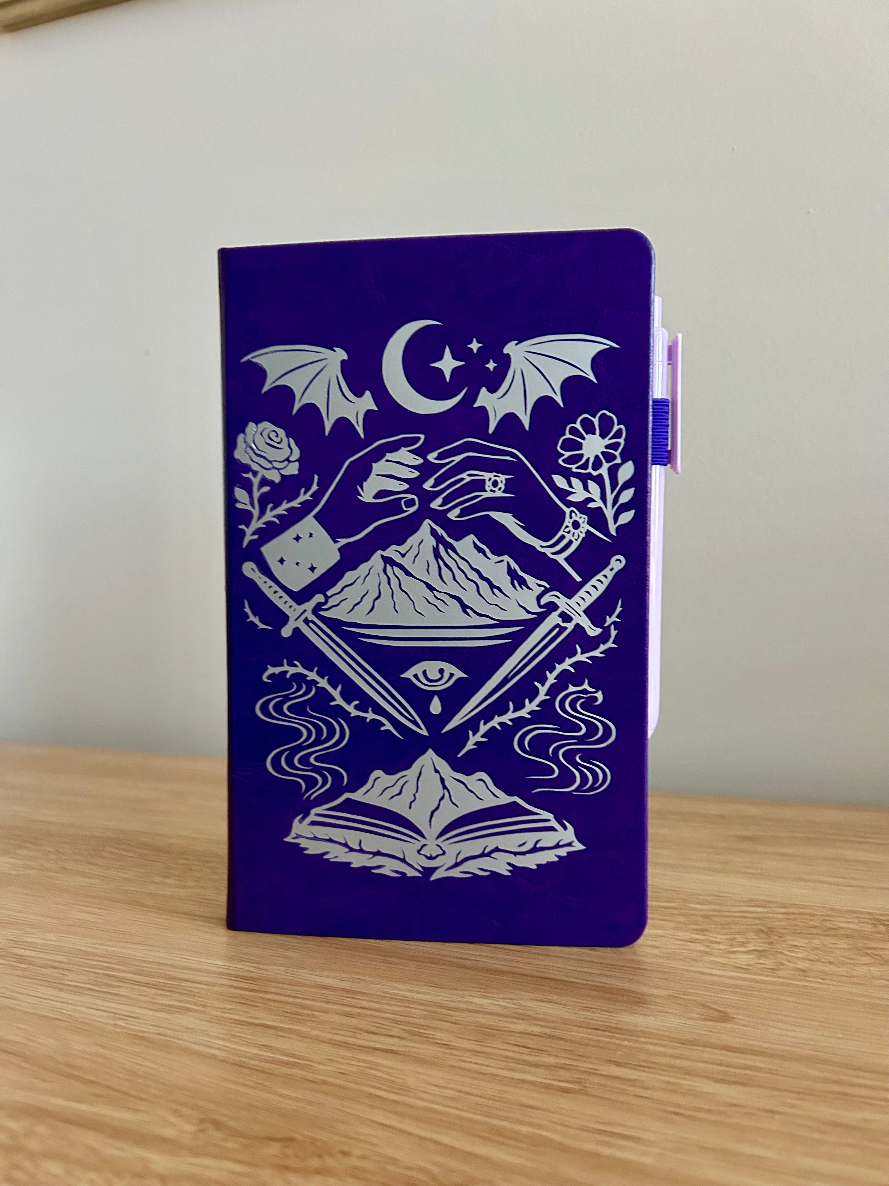 Night Court Magic Journal – ACOTAR Inspired Fantasy Notebook | Romantasy Reader & Writer Journal-zoom-1