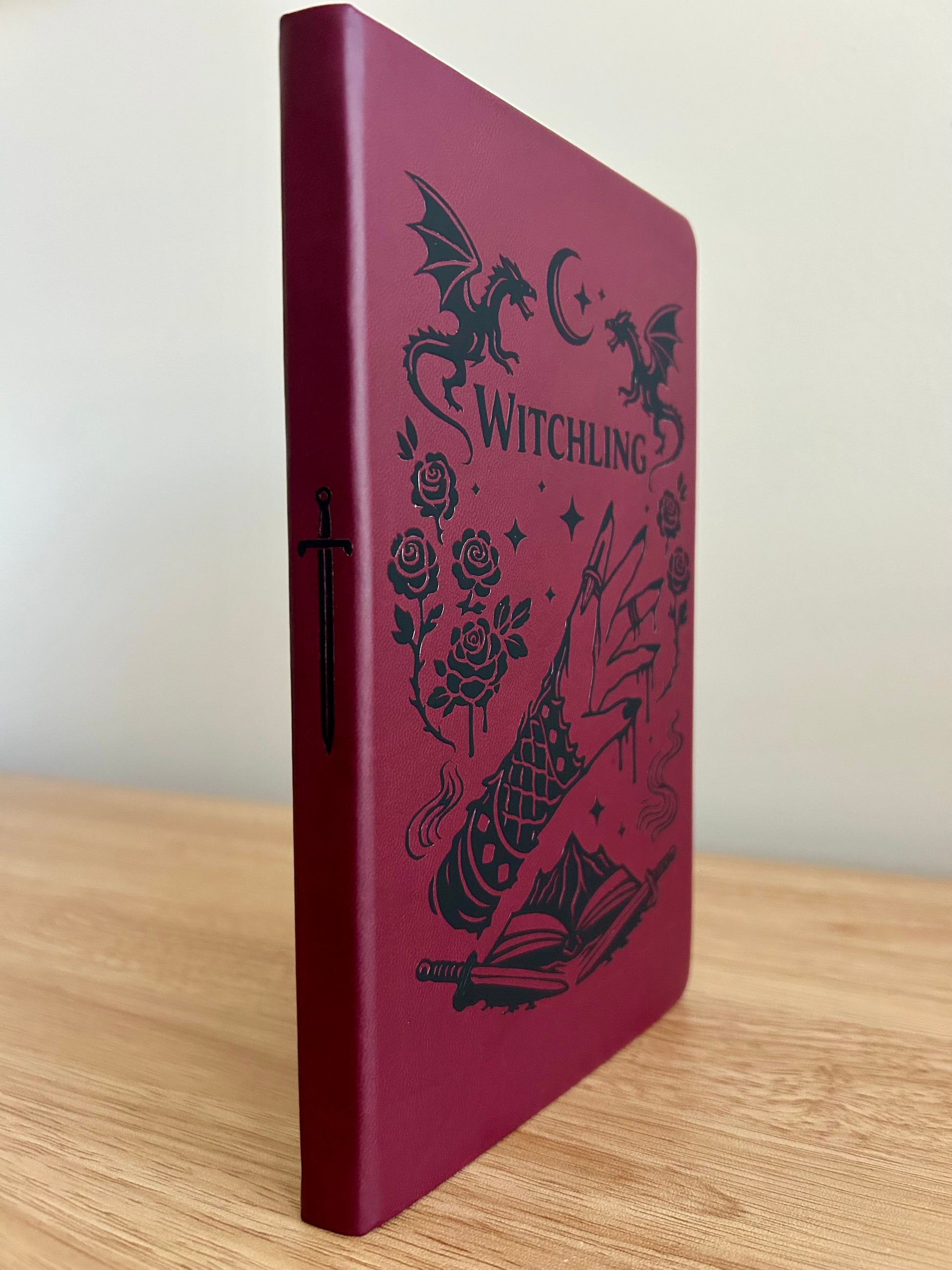 Witchling Journal – Manon Blackbeak Inspired Witchy Fantasy Notebook | Dark Feminine Romantasy Journal-2