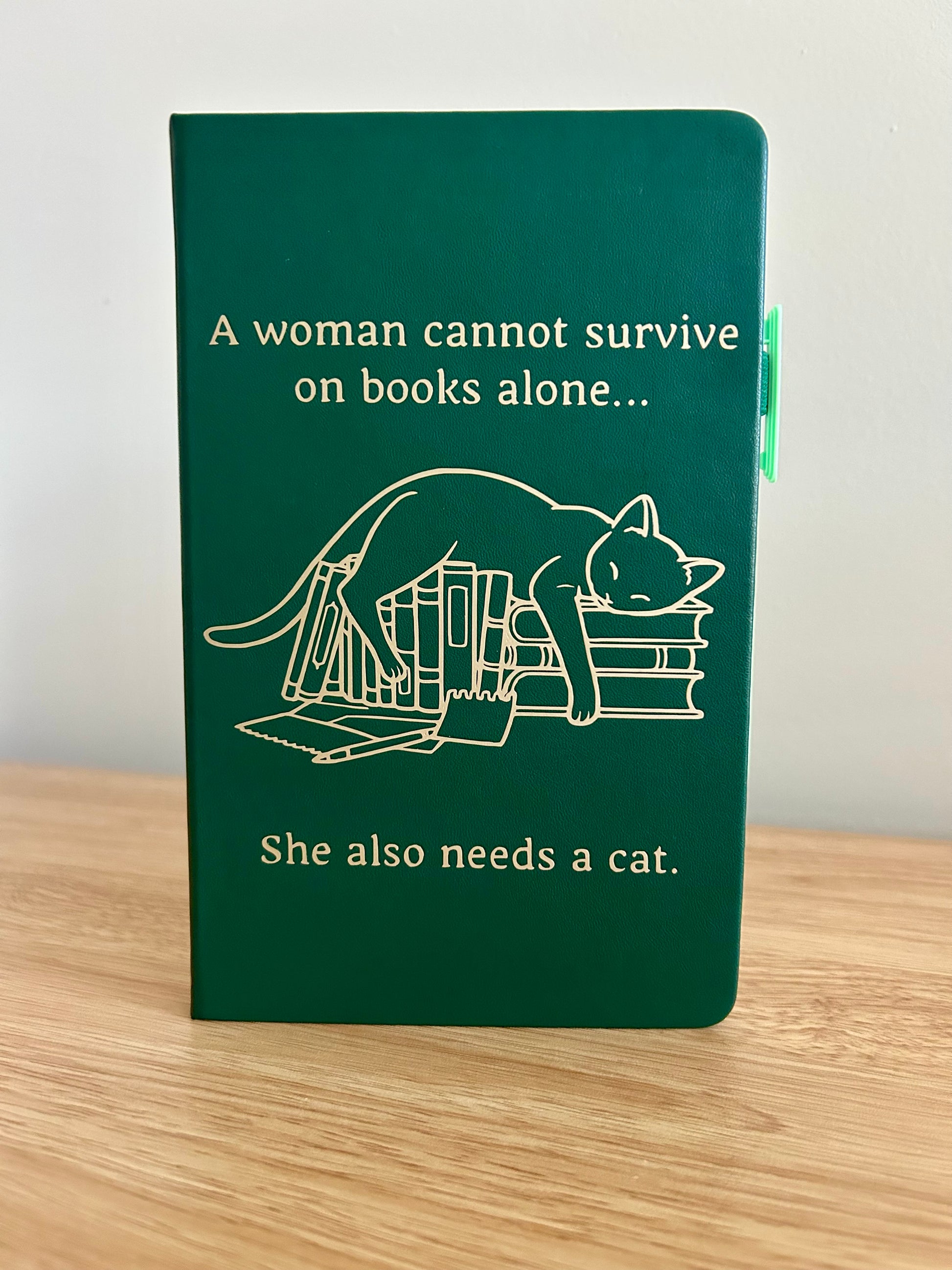 She Also Needs a Cat Journal – Bookish Cat Lover Notebook | Cozy Reader & Writer Journal-5