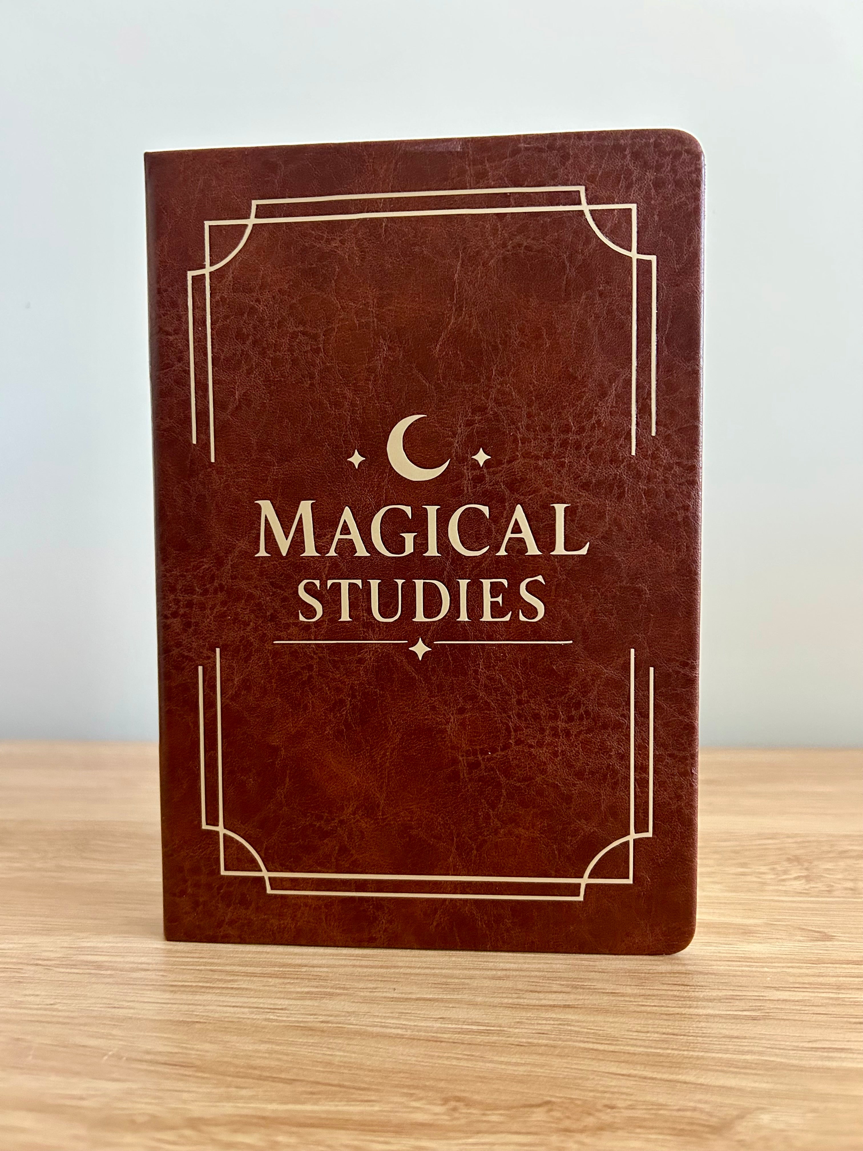 Magical Studies Journal – Bookish Witchcraft Notebook | Premium Bullet Journal for Fantasy & Study