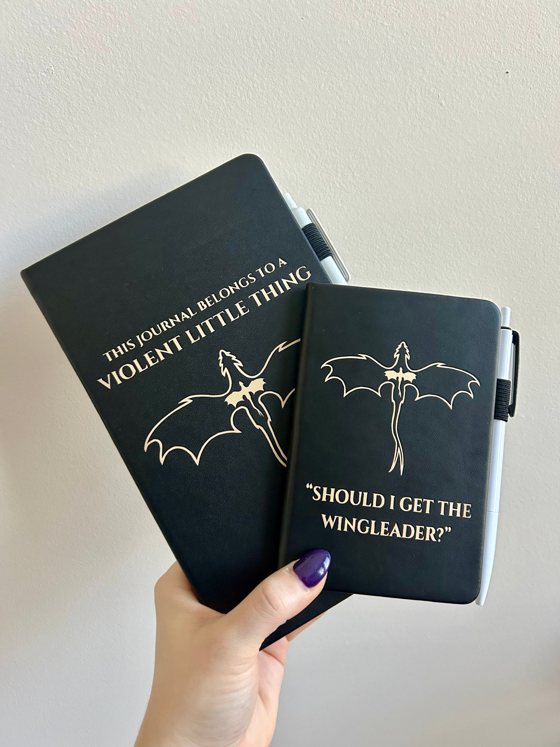 Wingleader Journal – Dragon Rider Fantasy Notebook | Romantasy Reader Journal-4