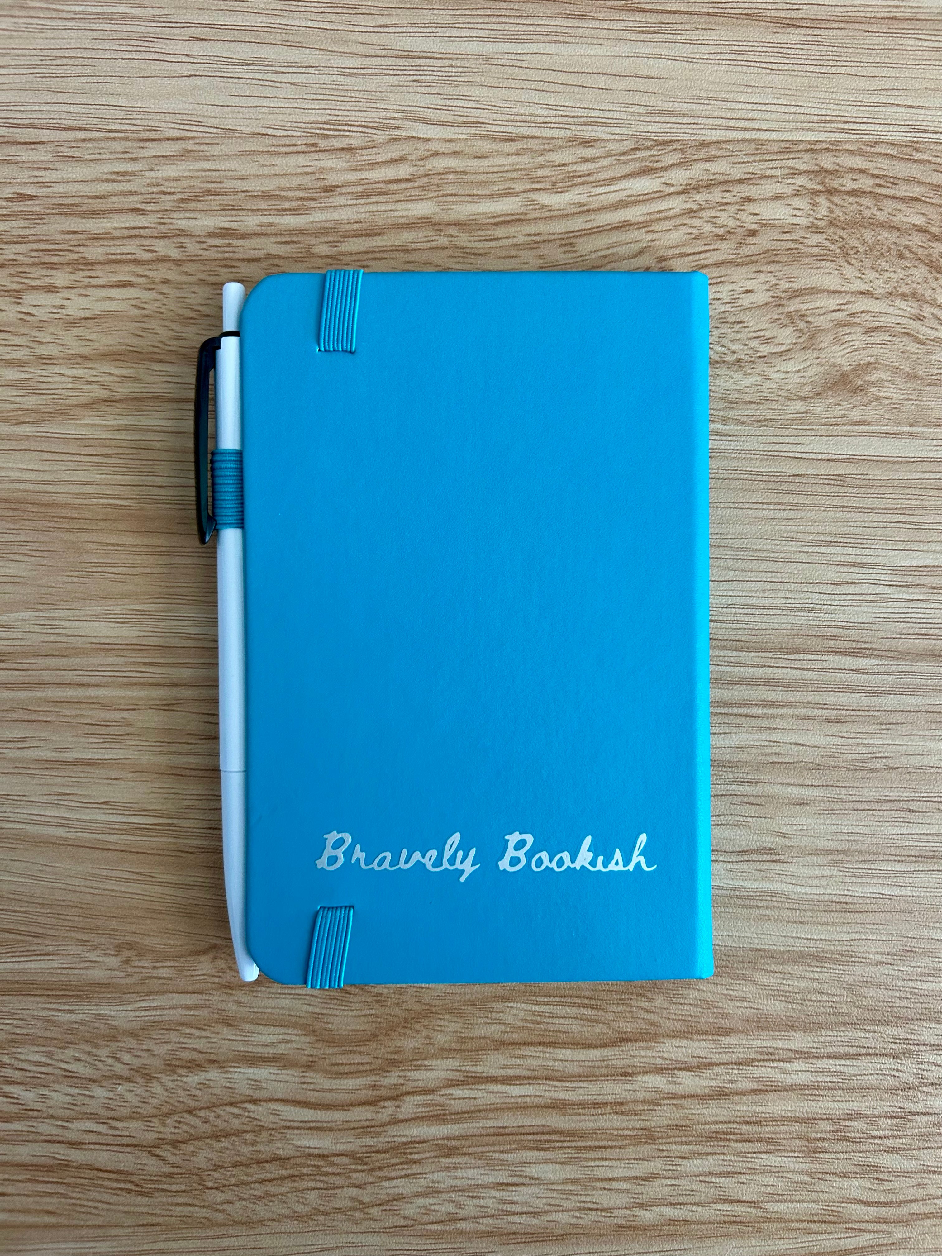 "Fairies, Dragons & Shit" Hand-Embellished College Ruled Faux Leather Mini Journal-zoom-2