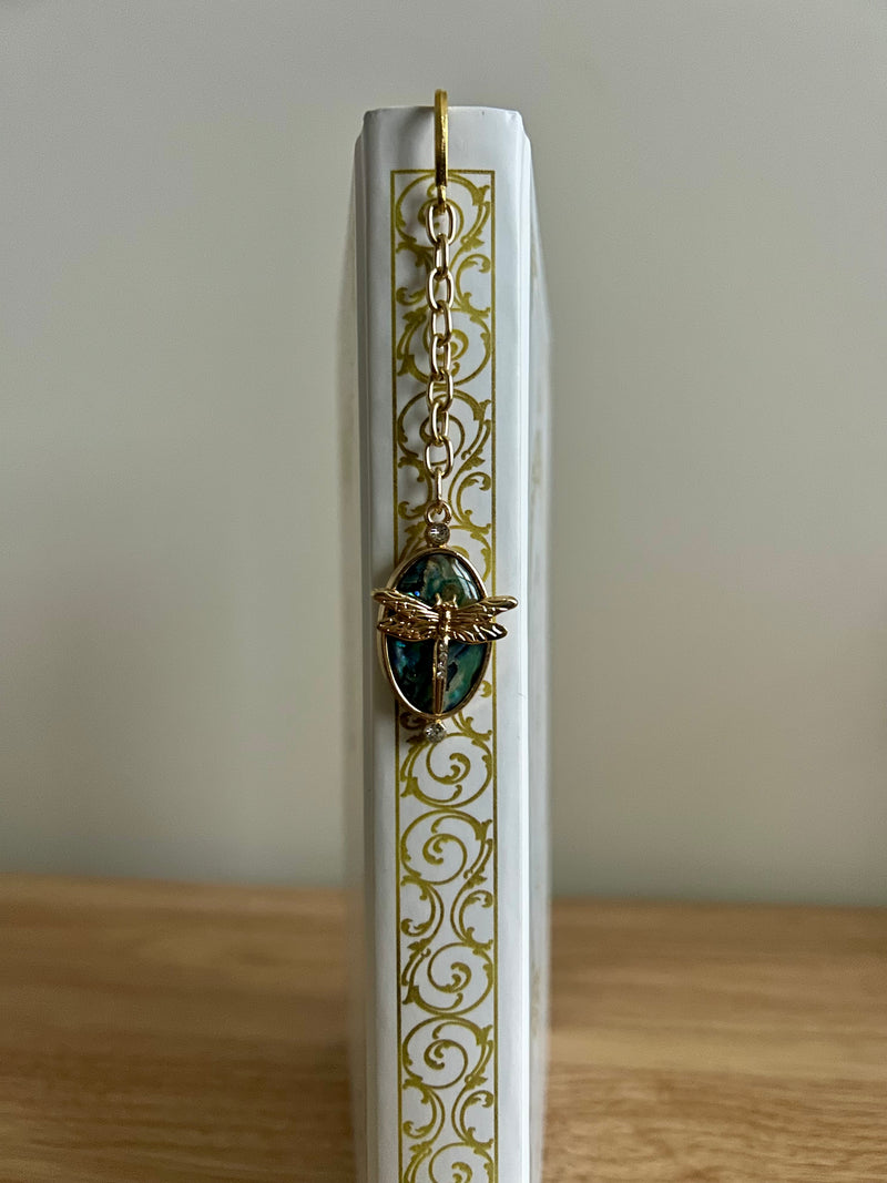 Dreamy Dragonfly - Charm Bookmark-zoom-