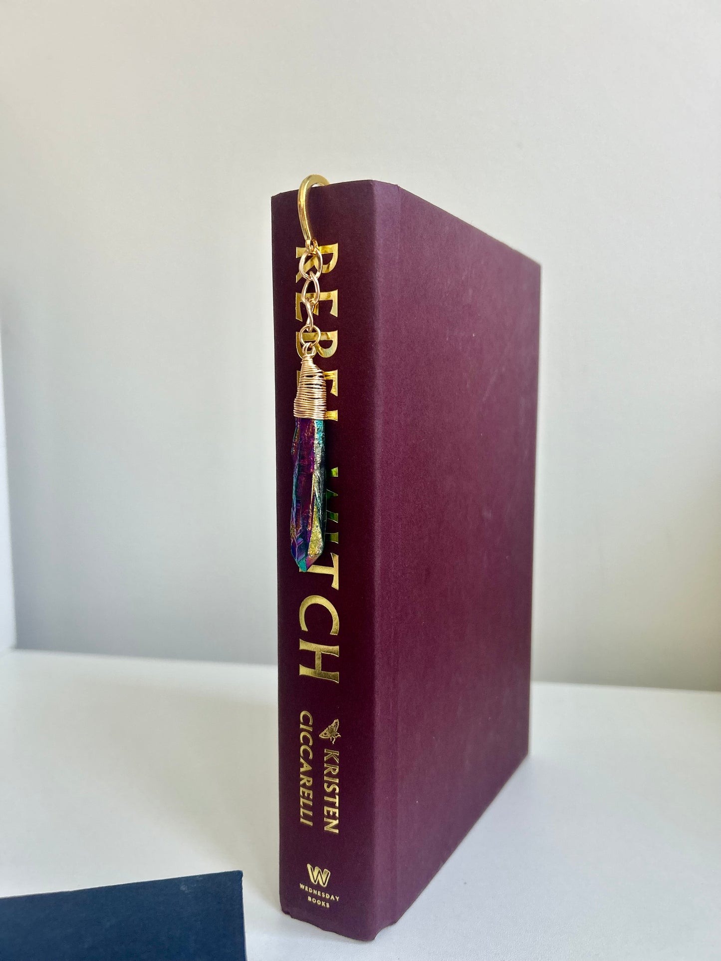Witchlight Shard – Rainbow Crystal Charm Bookmark