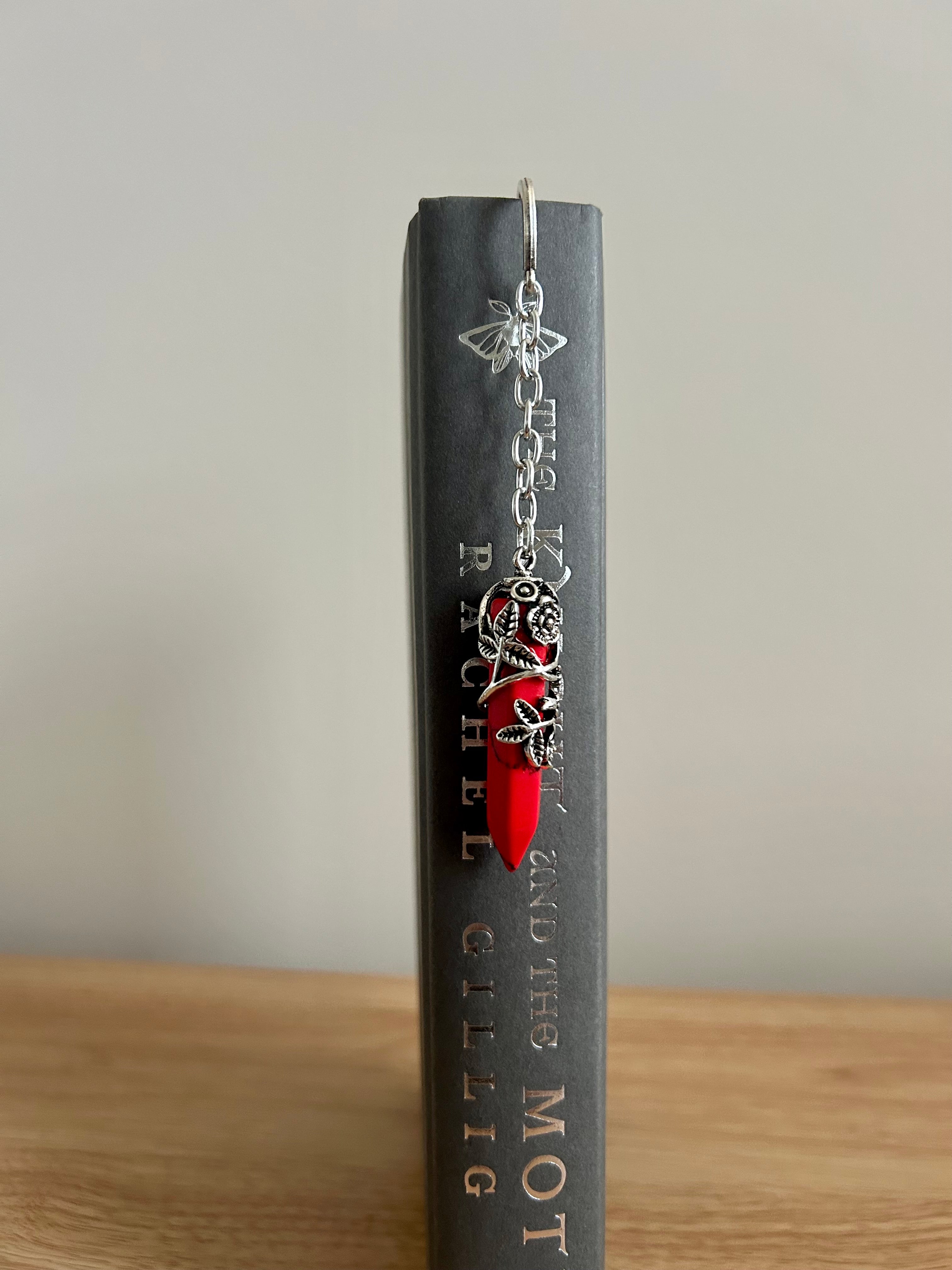Crimson Rose – Enchanted Crystal Bookmark-zoom-3