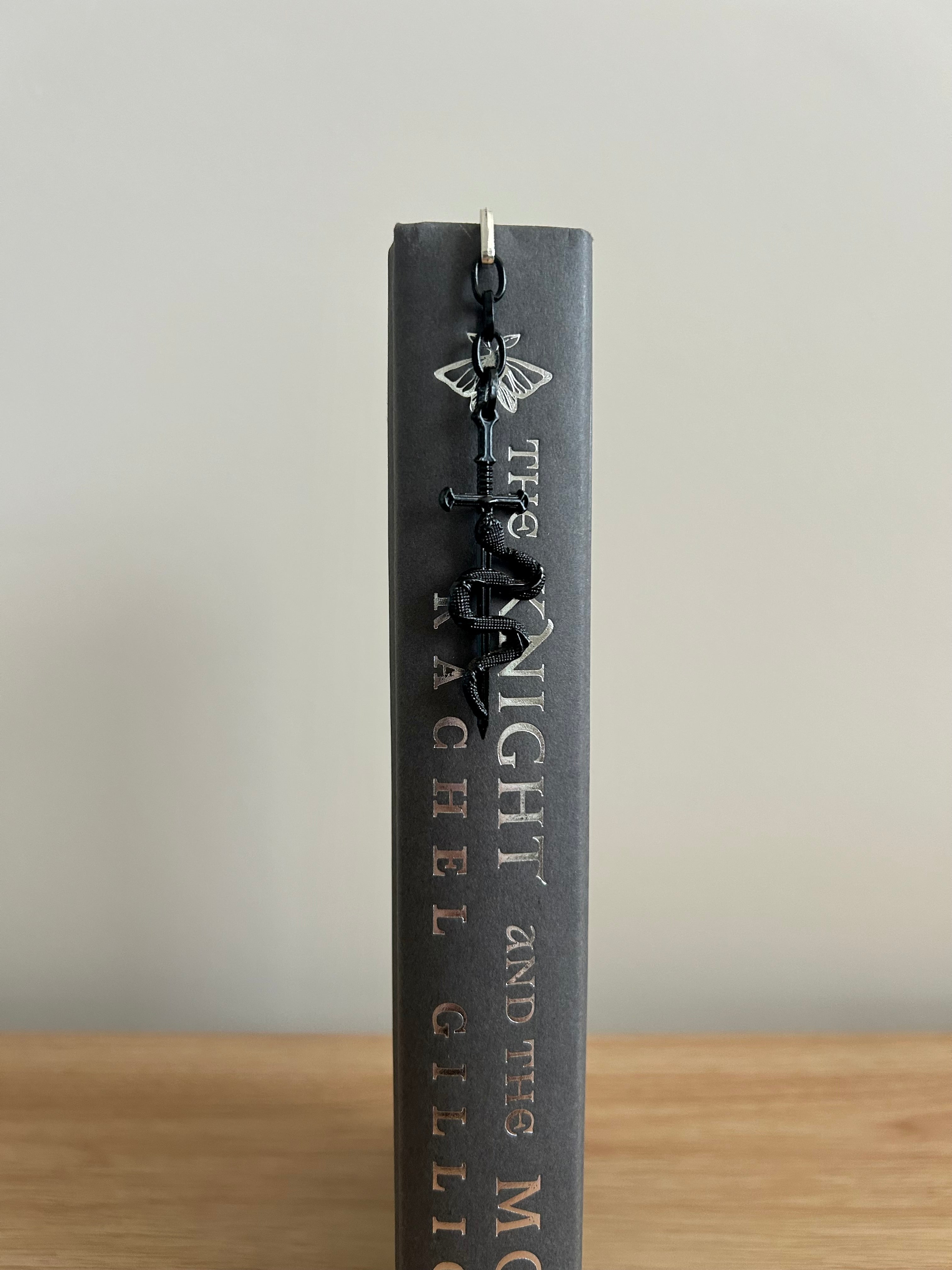 Serpentblade – Sword & Serpent Charm Bookmark