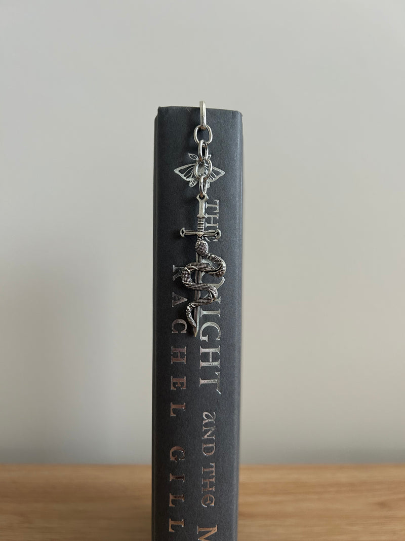 Serpentblade – Sword & Serpent Charm Bookmark-zoom-