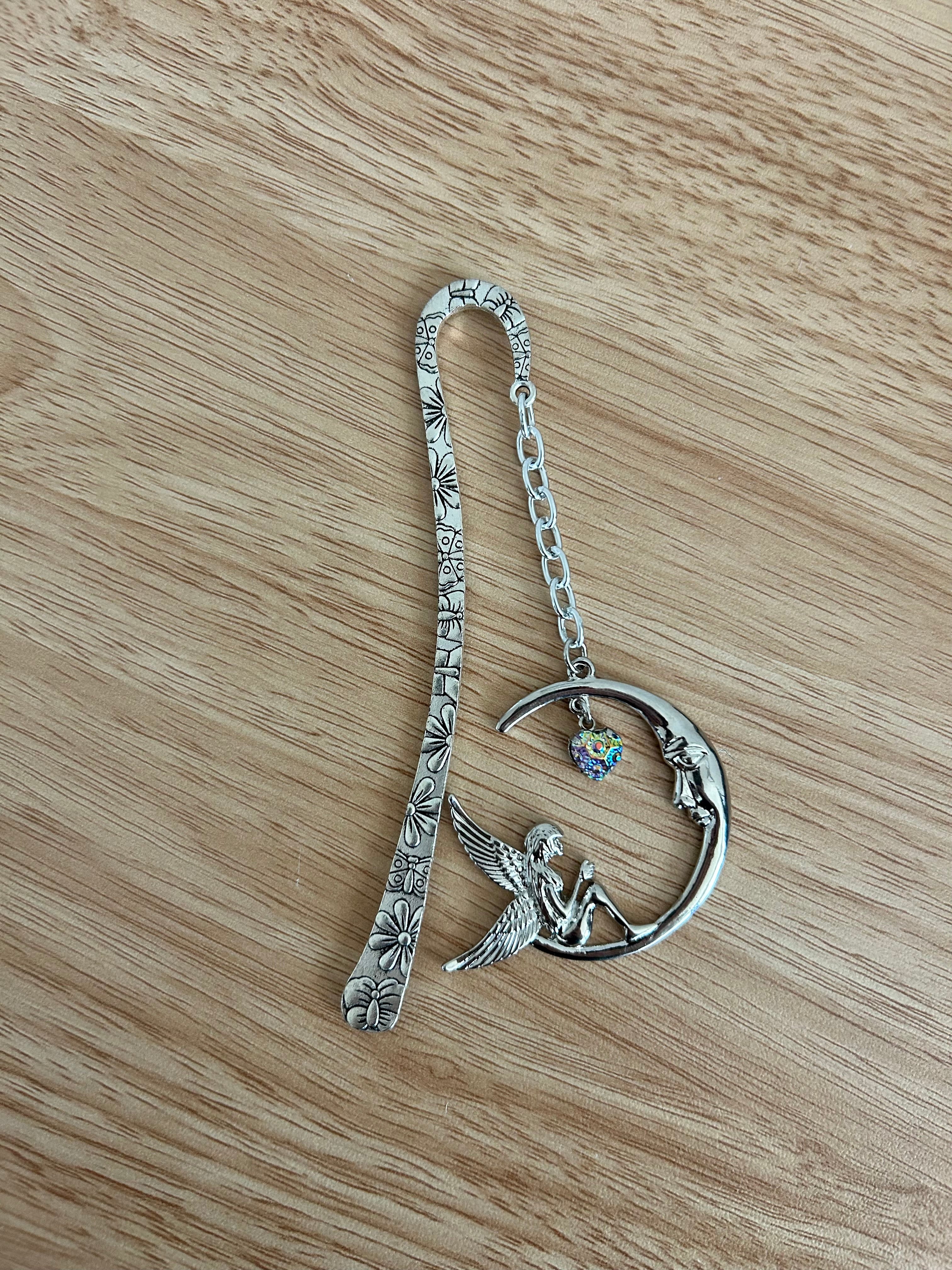 Silver Moon Fairy – Enchanted Metal Bookmark