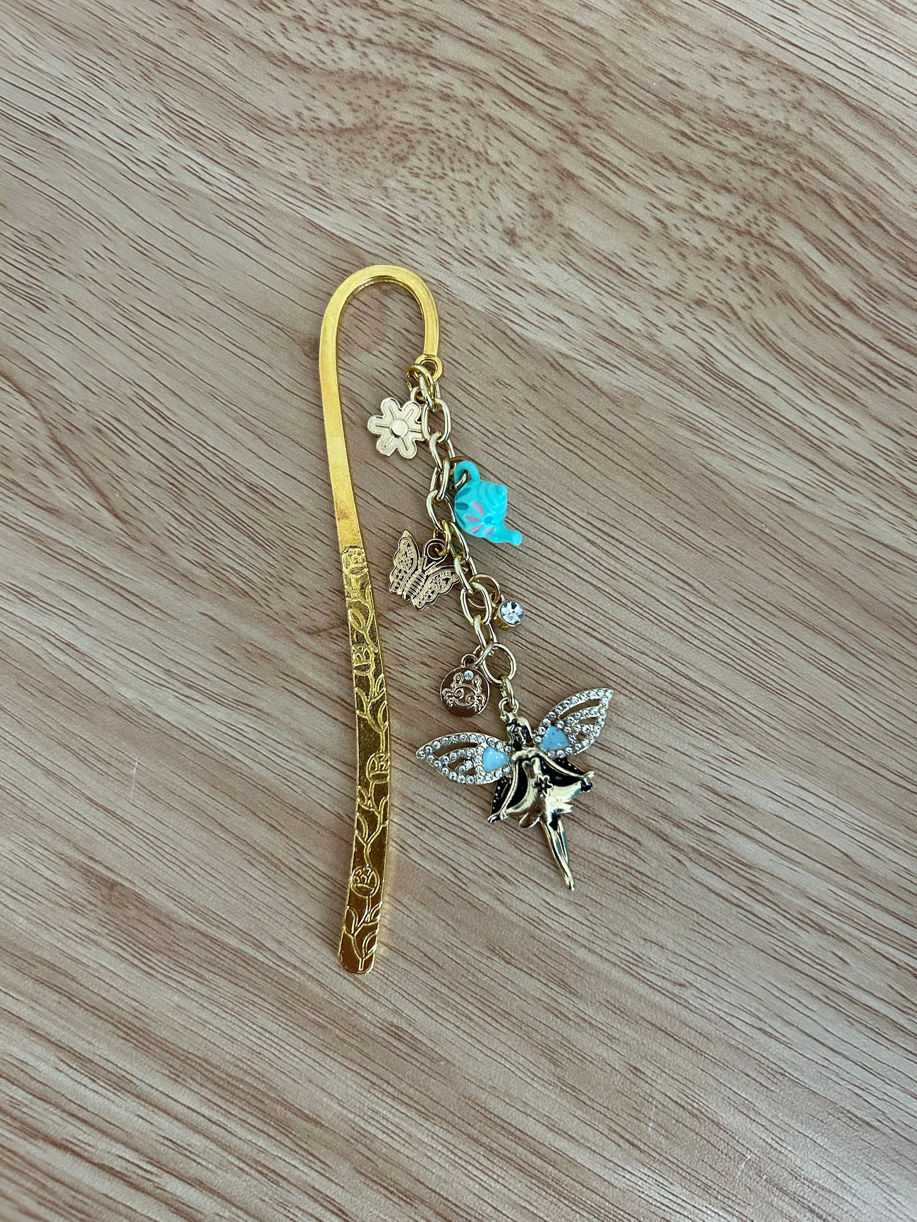 Fae Tea Time – Enchanted Fairy Garden Bookmark