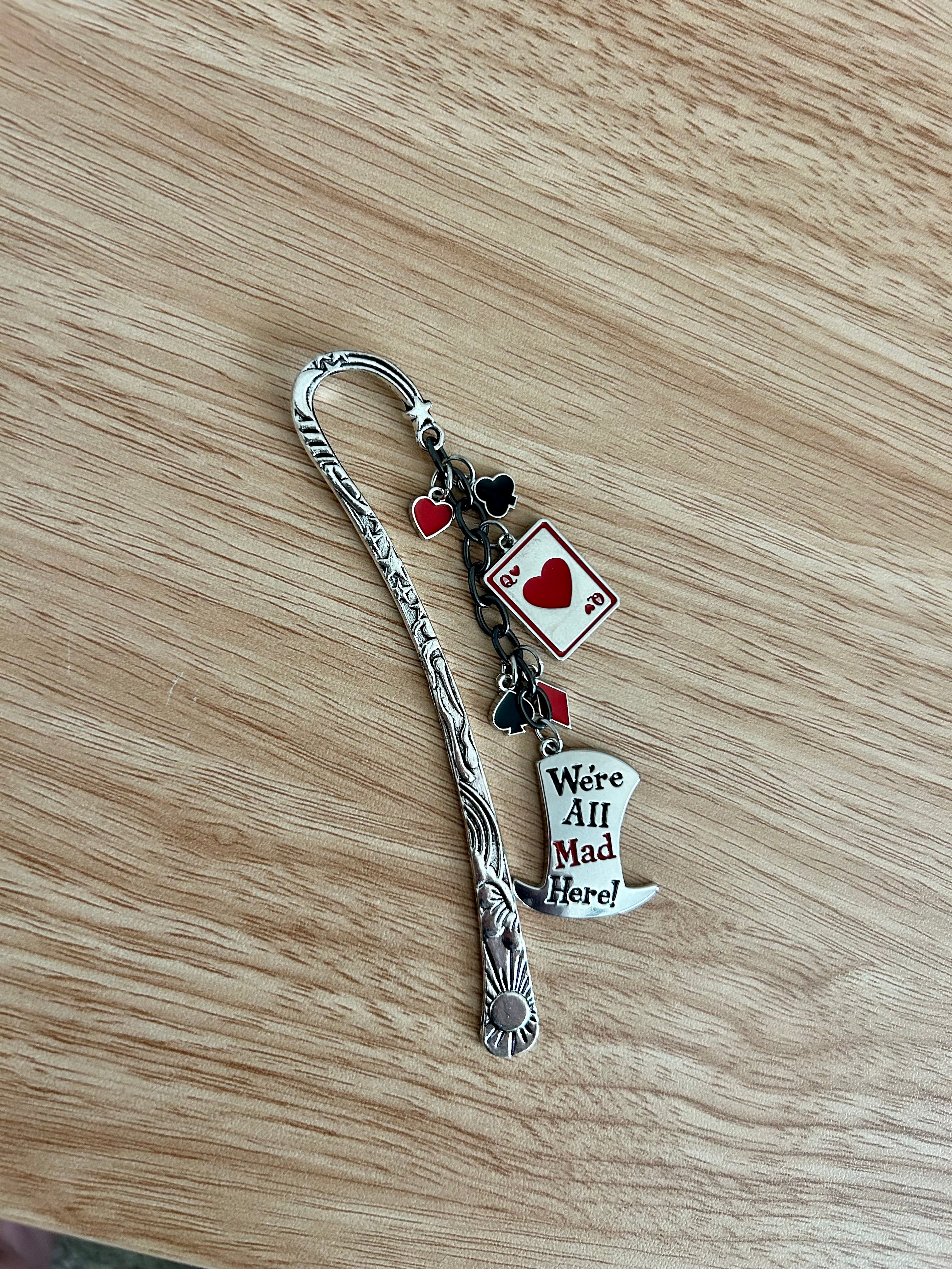 We’re All Mad Here – Wonderland Charm Bookmark-zoom-1