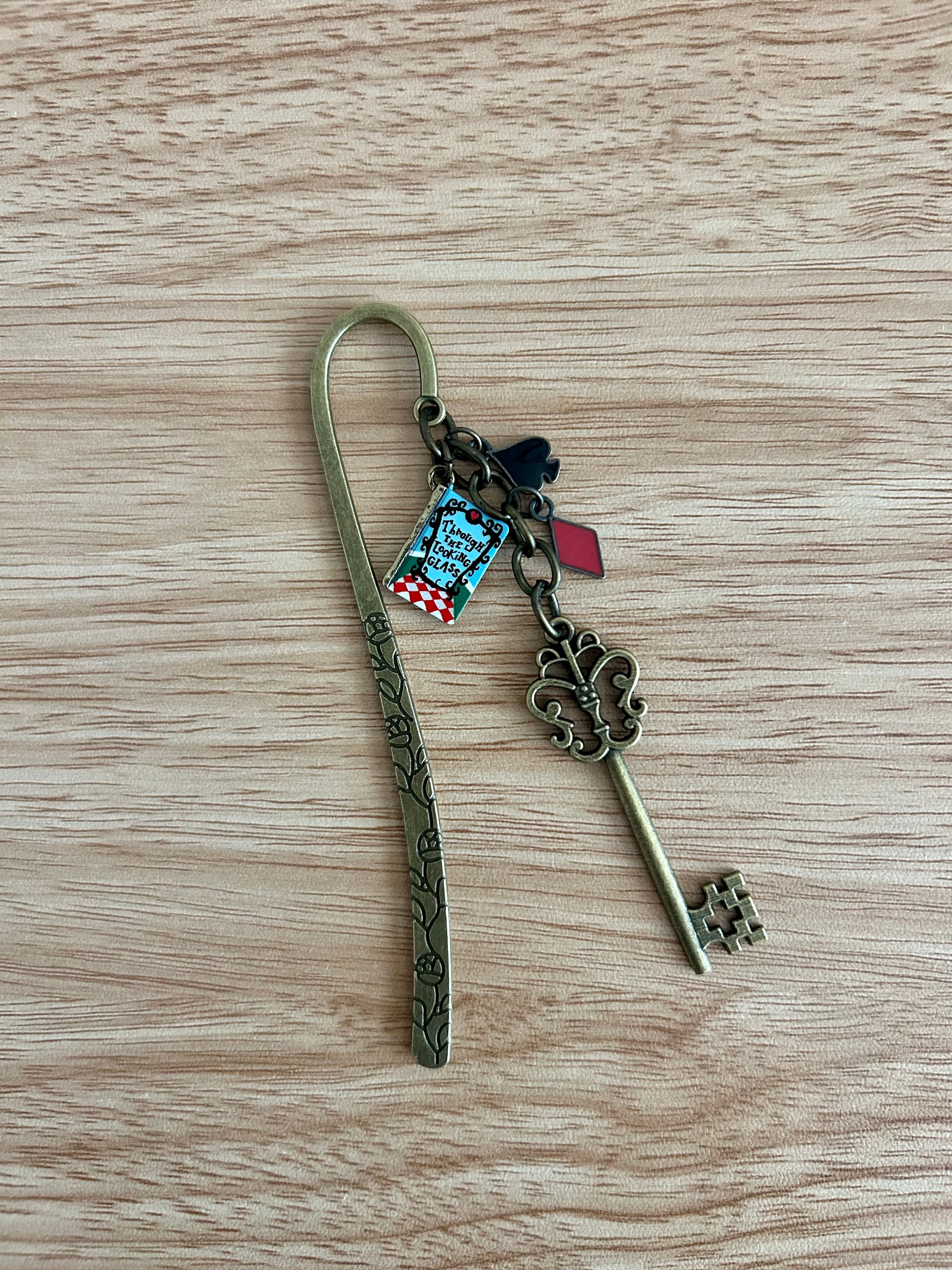 Looking Glass Key – Wonderland Adventure Charm Bookmark