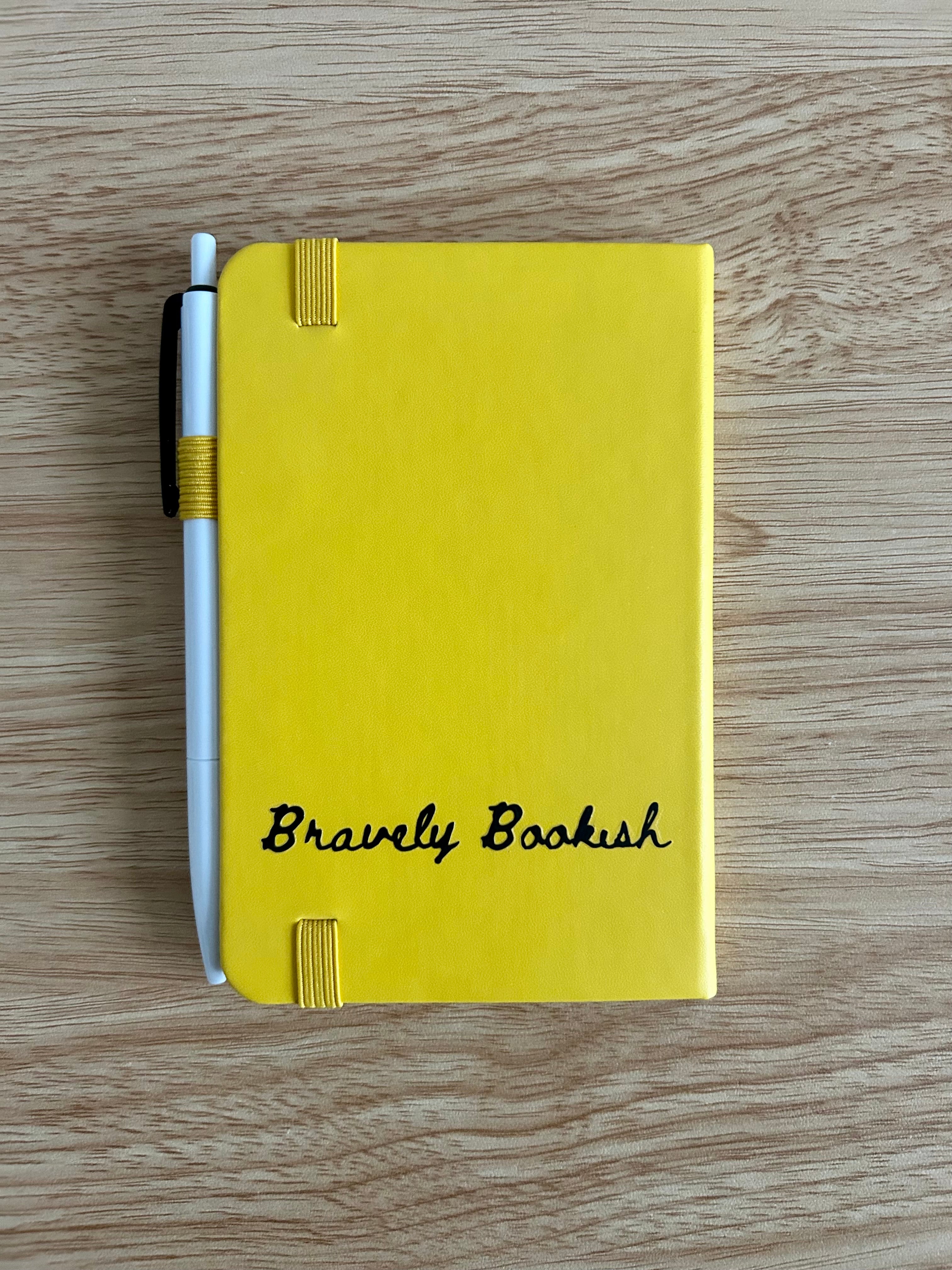 Ghost & Black Cat: Hand-Embellished College Ruled Faux Leather Mini Journal