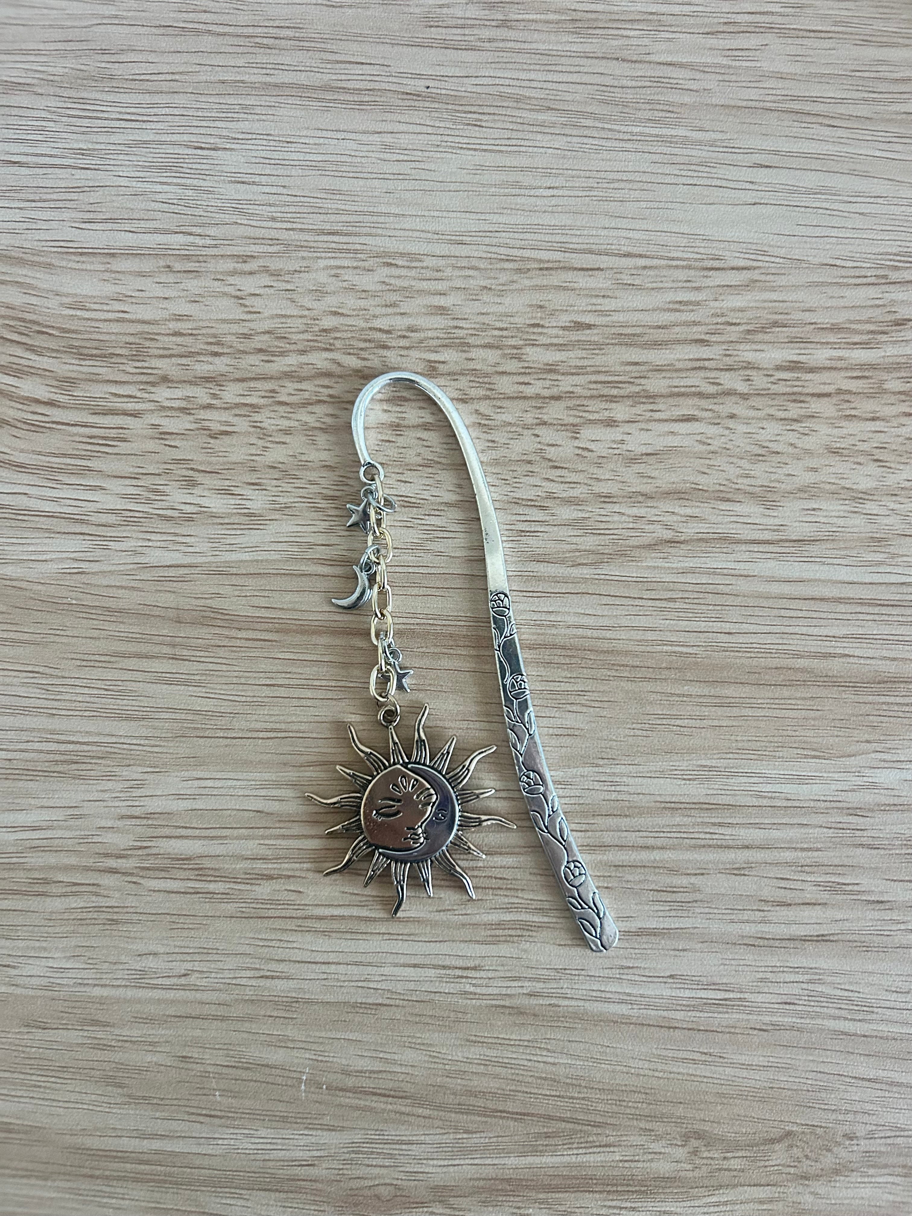 Celestial Sun – Moon & Starlight Charm Bookmark-zoom-1
