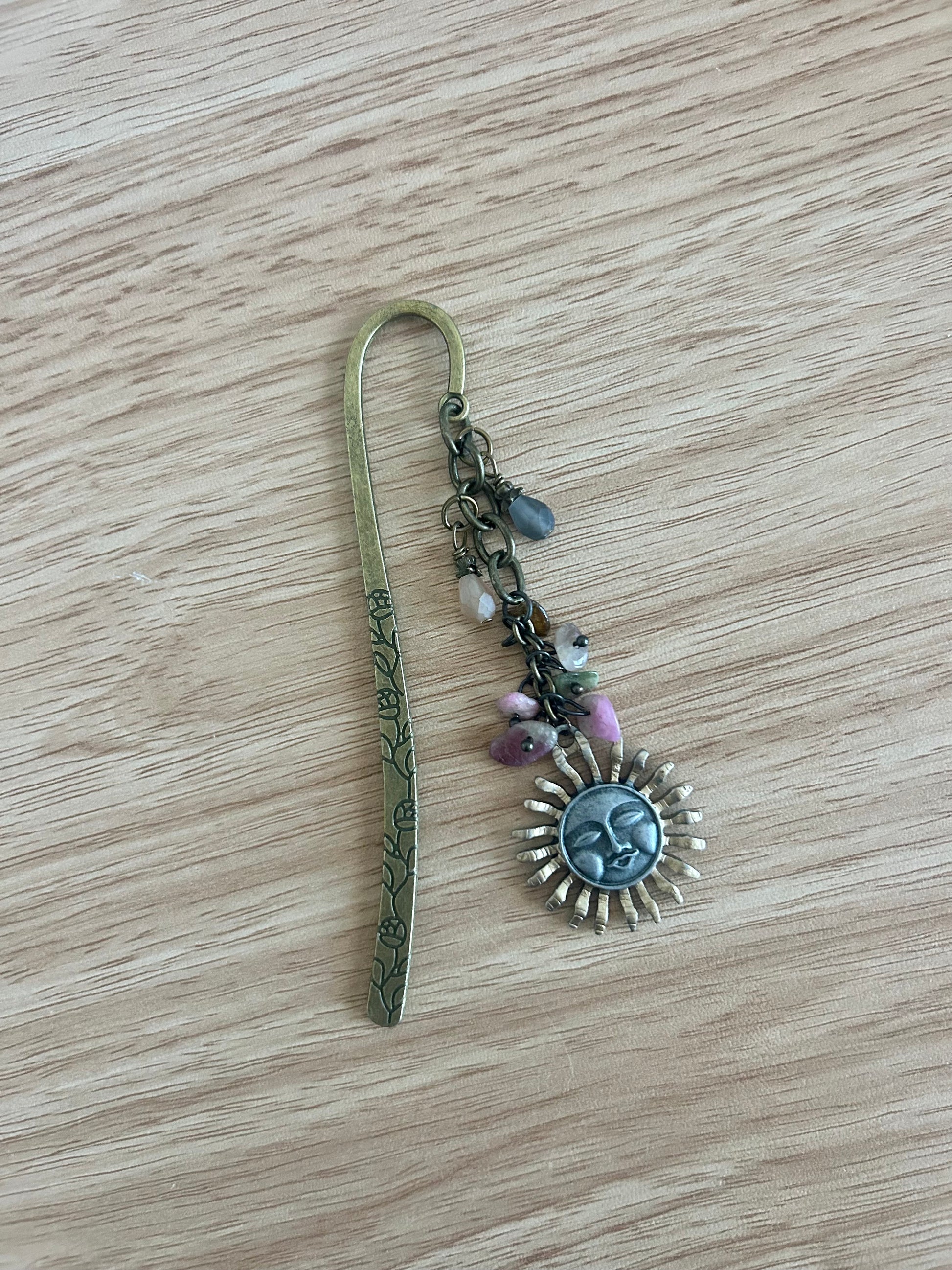 Solstice Bloom - Sun + Crystal Chips Bookmark-1