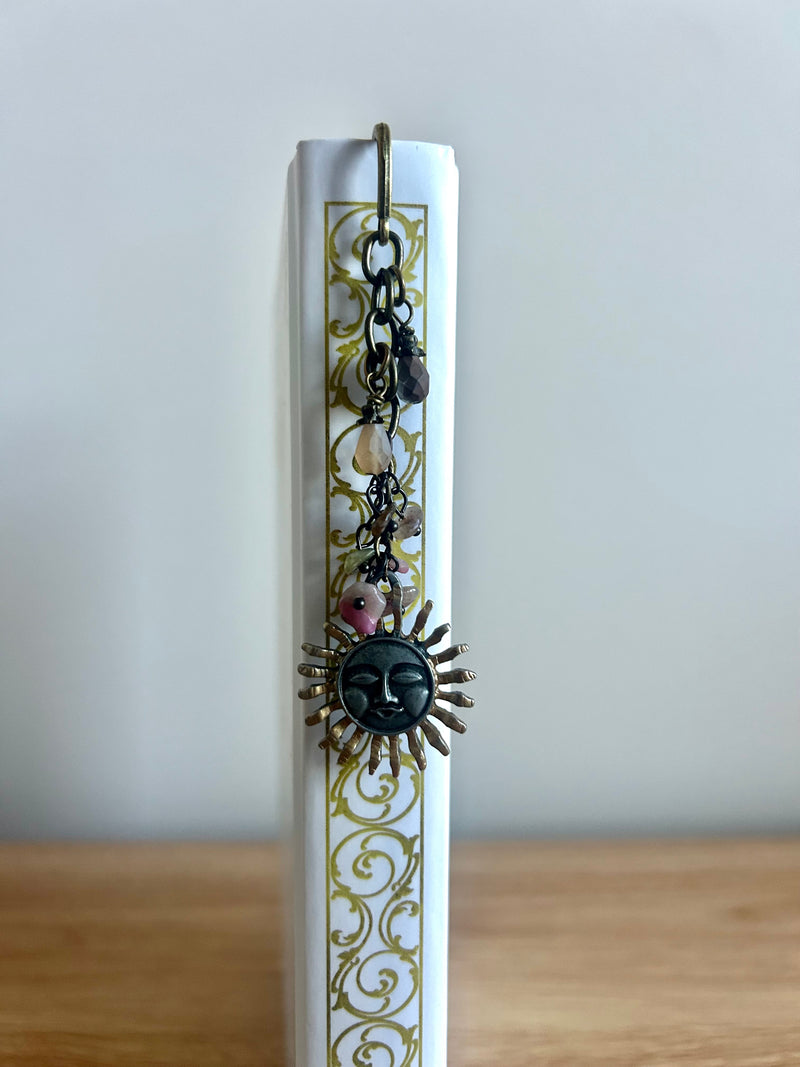 Solstice Bloom - Sun + Crystal Chips Bookmark-zoom-