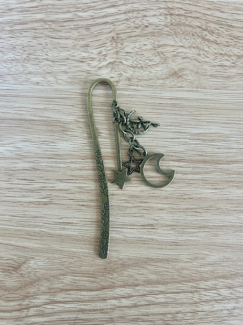 Nightfall Charmer - Moon & Stars Bookmark-zoom-