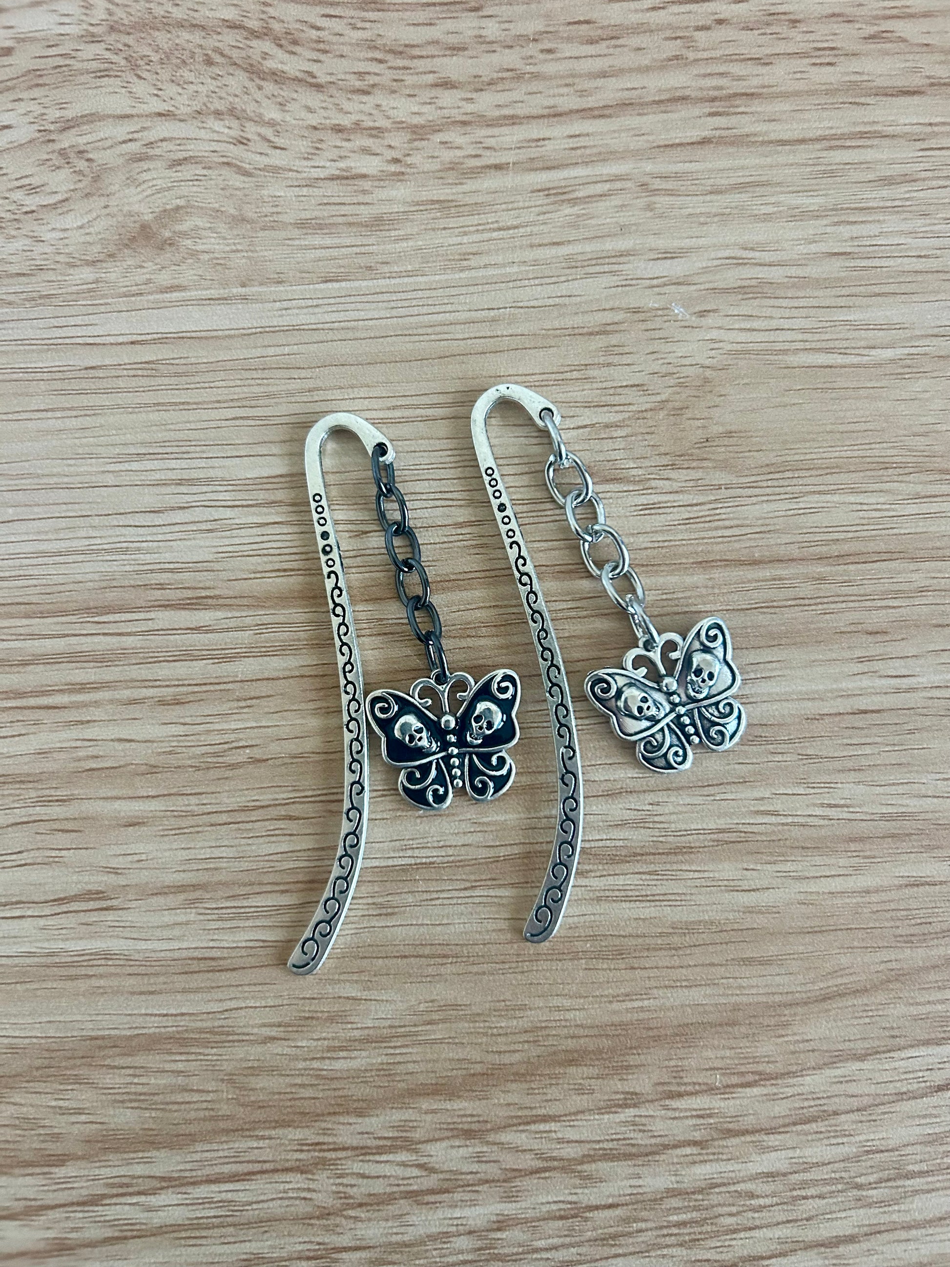 Skull Butterfly Bookmark-1