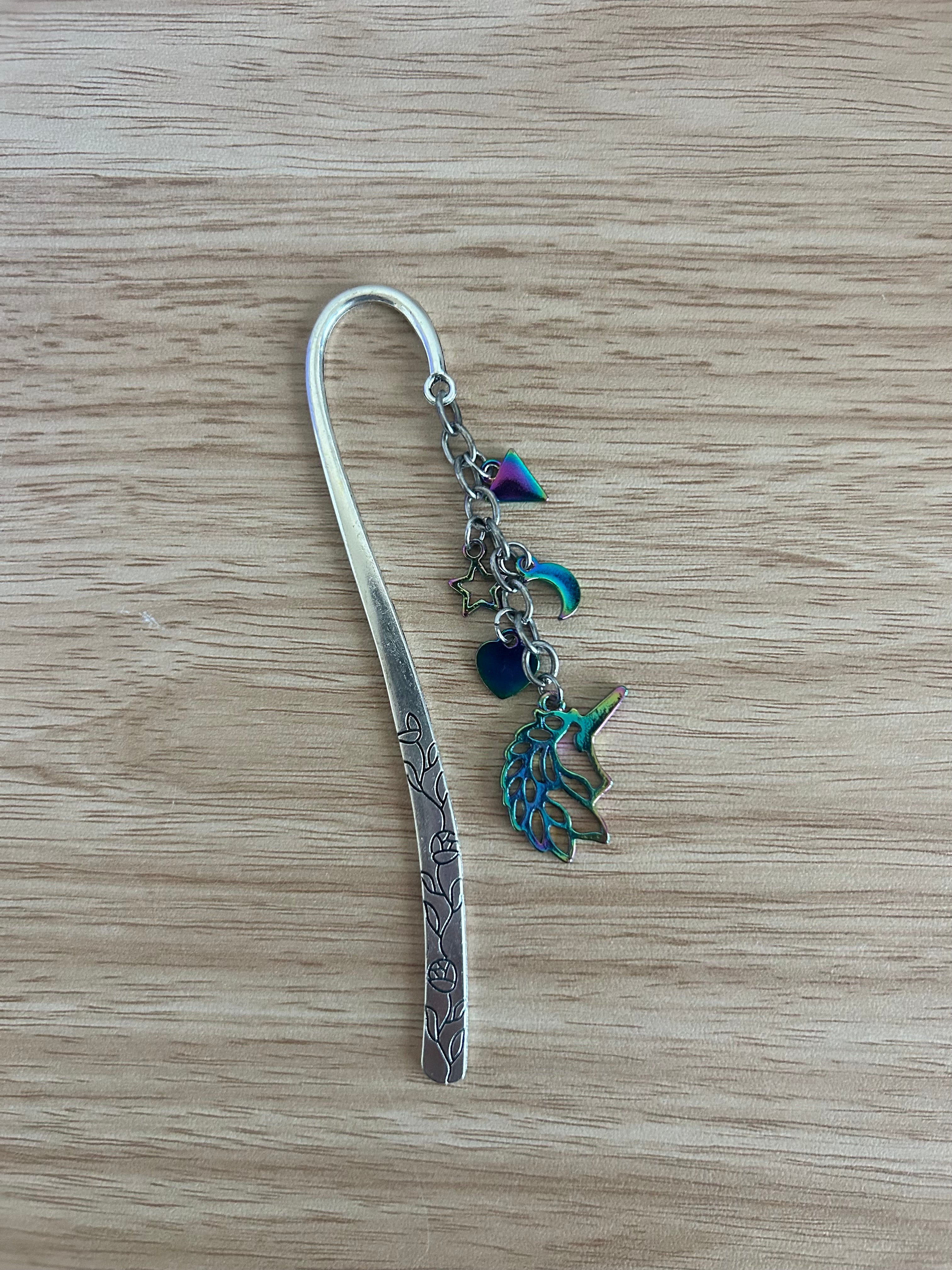 Prismatic Unicorn - Rainbow Unicorn Bookmark-zoom-1