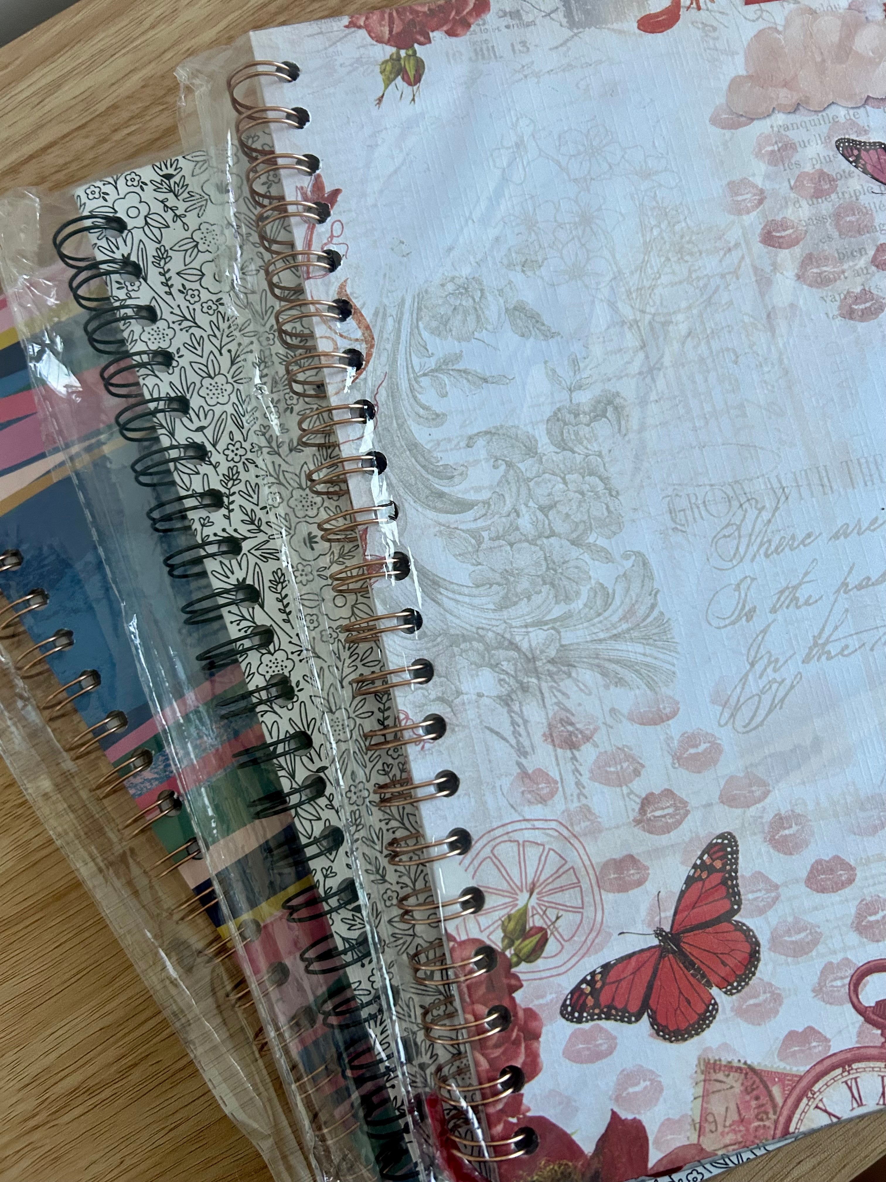 8.5x11 Floral Reading Junk Journal