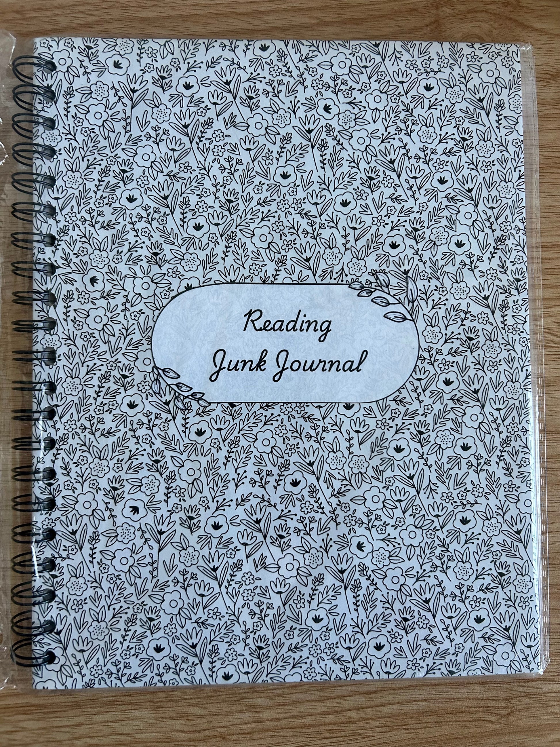8.5x11 Floral Reading Junk Journal-4