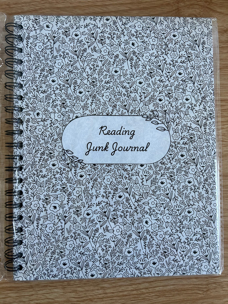8.5x11 Floral Reading Junk Journal-zoom-