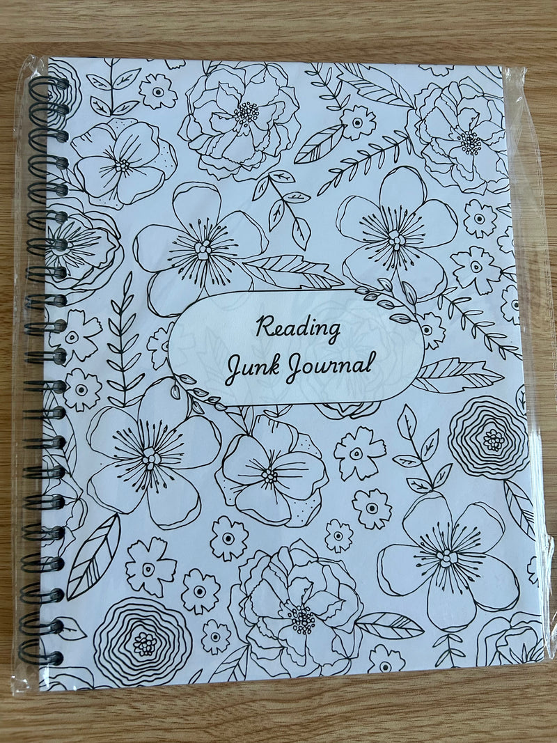 8.5x11 Floral Reading Junk Journal-zoom-