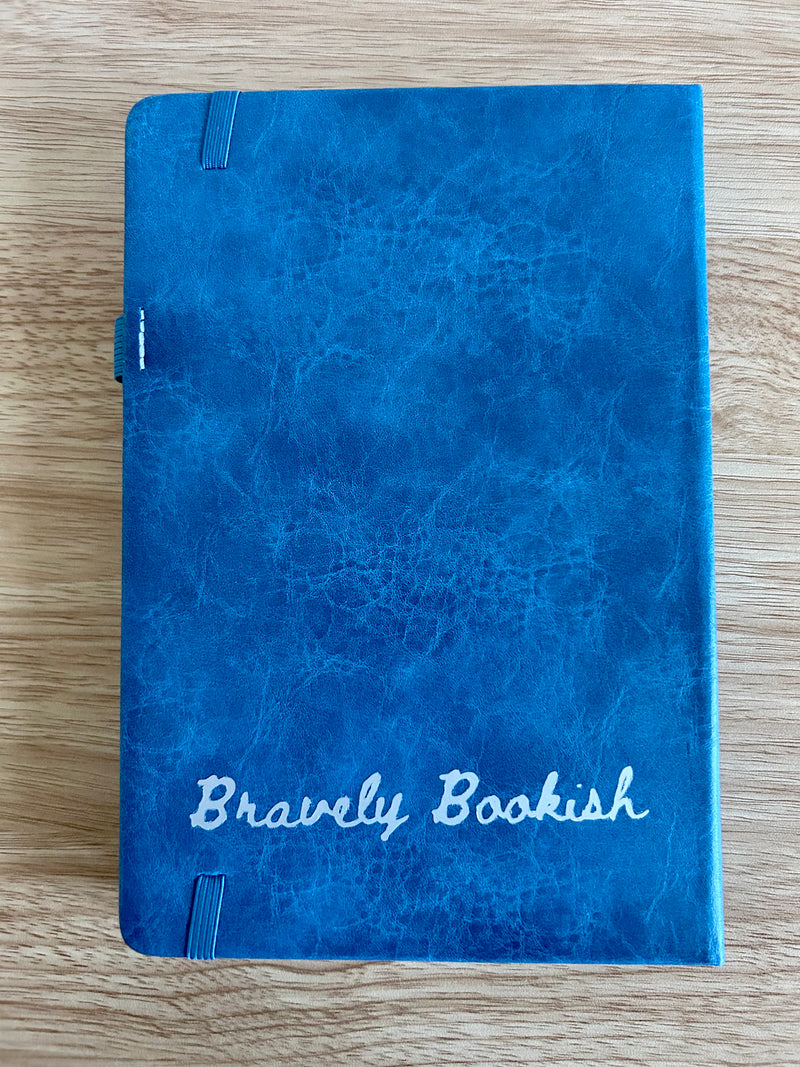 “Cauldron Boil Me” Hand-Embellished Lined Large Faux Leather Journal-zoom-