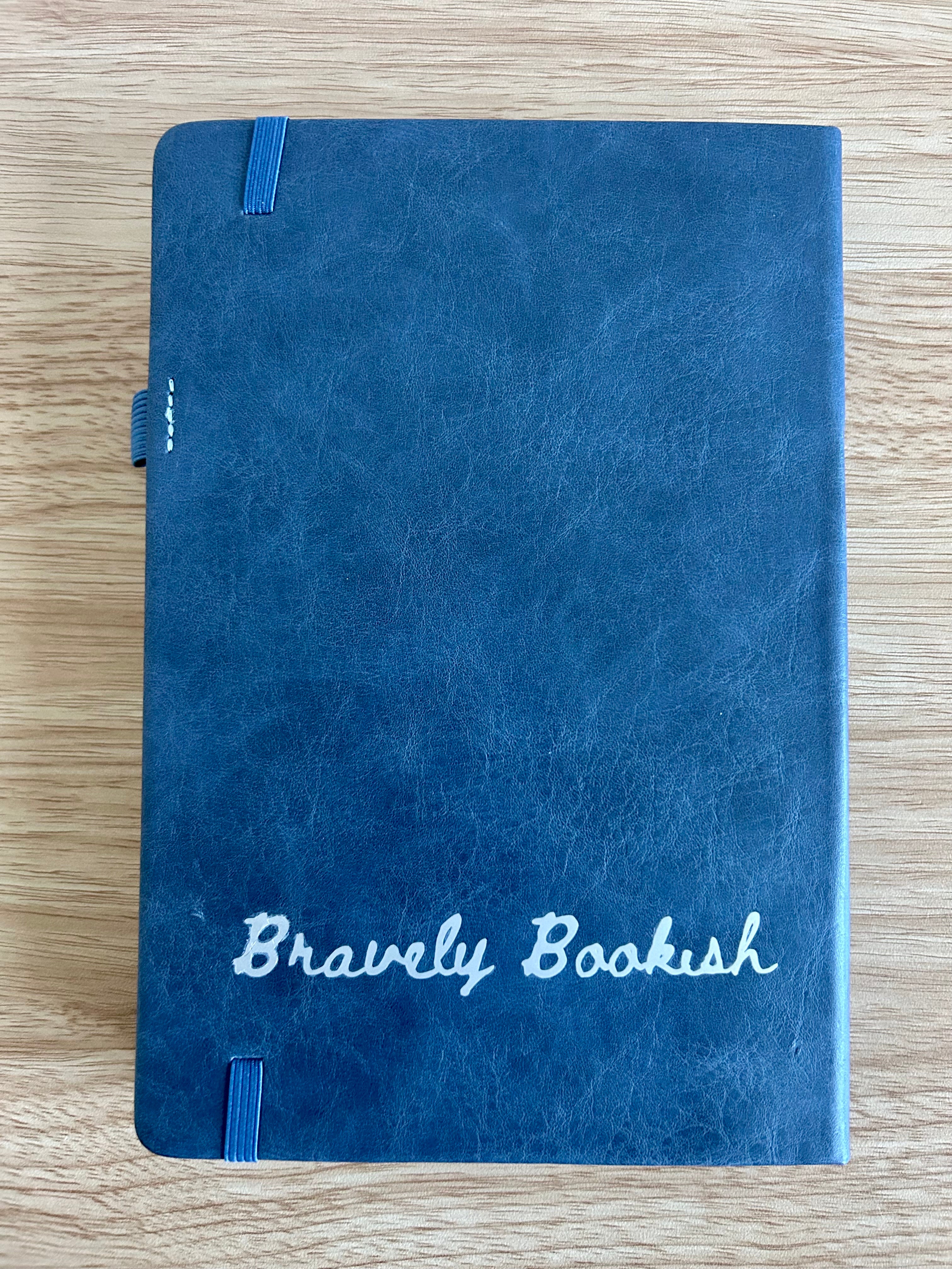 Book Club Babe: Hand-Embellished Lined Large Faux Leather Journal-zoom-3