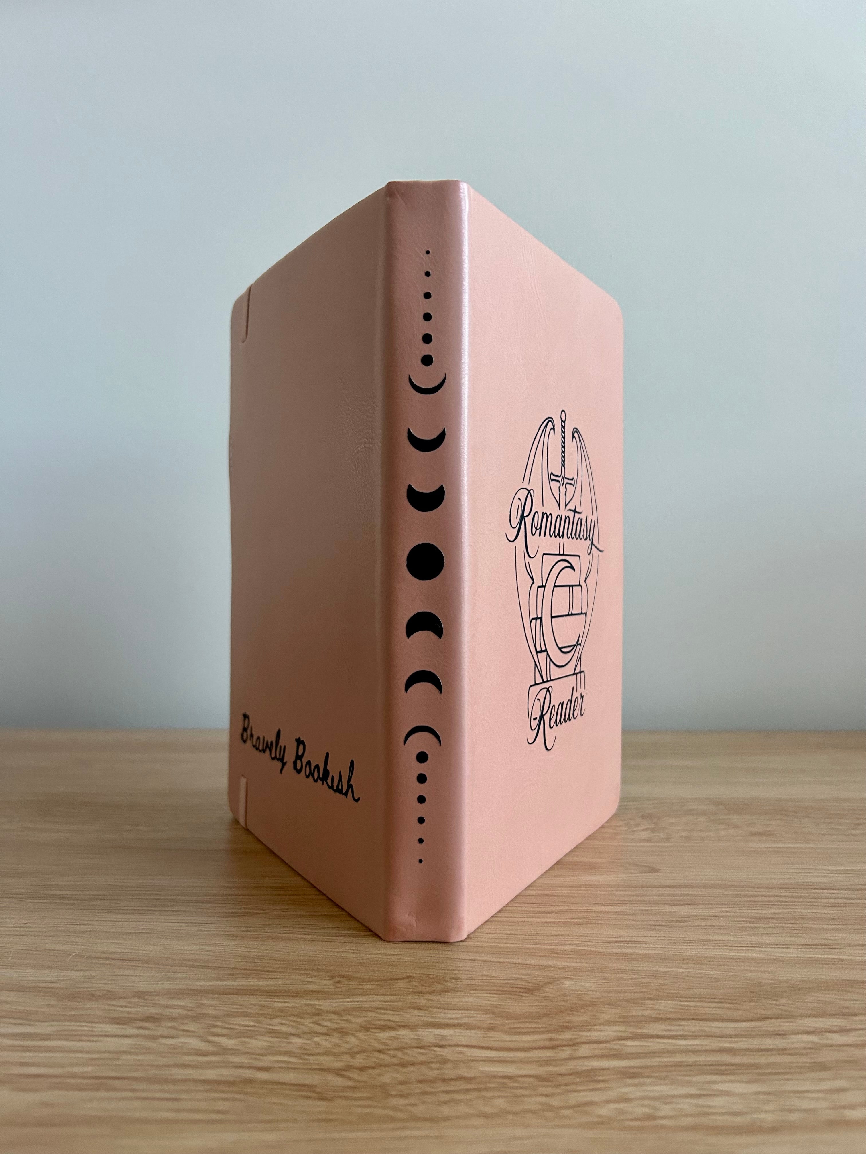 Romantasy Reader: Hand-Embellished Lined Large Faux Leather Journal