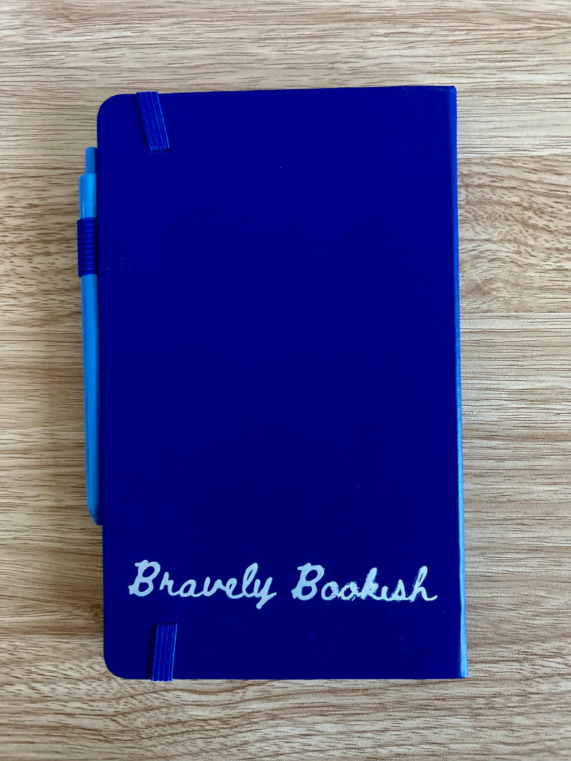 “Living the Dream, One Nightmare at a Time” Hand-Embellished Classic Ruled Faux Leather Journal-zoom-