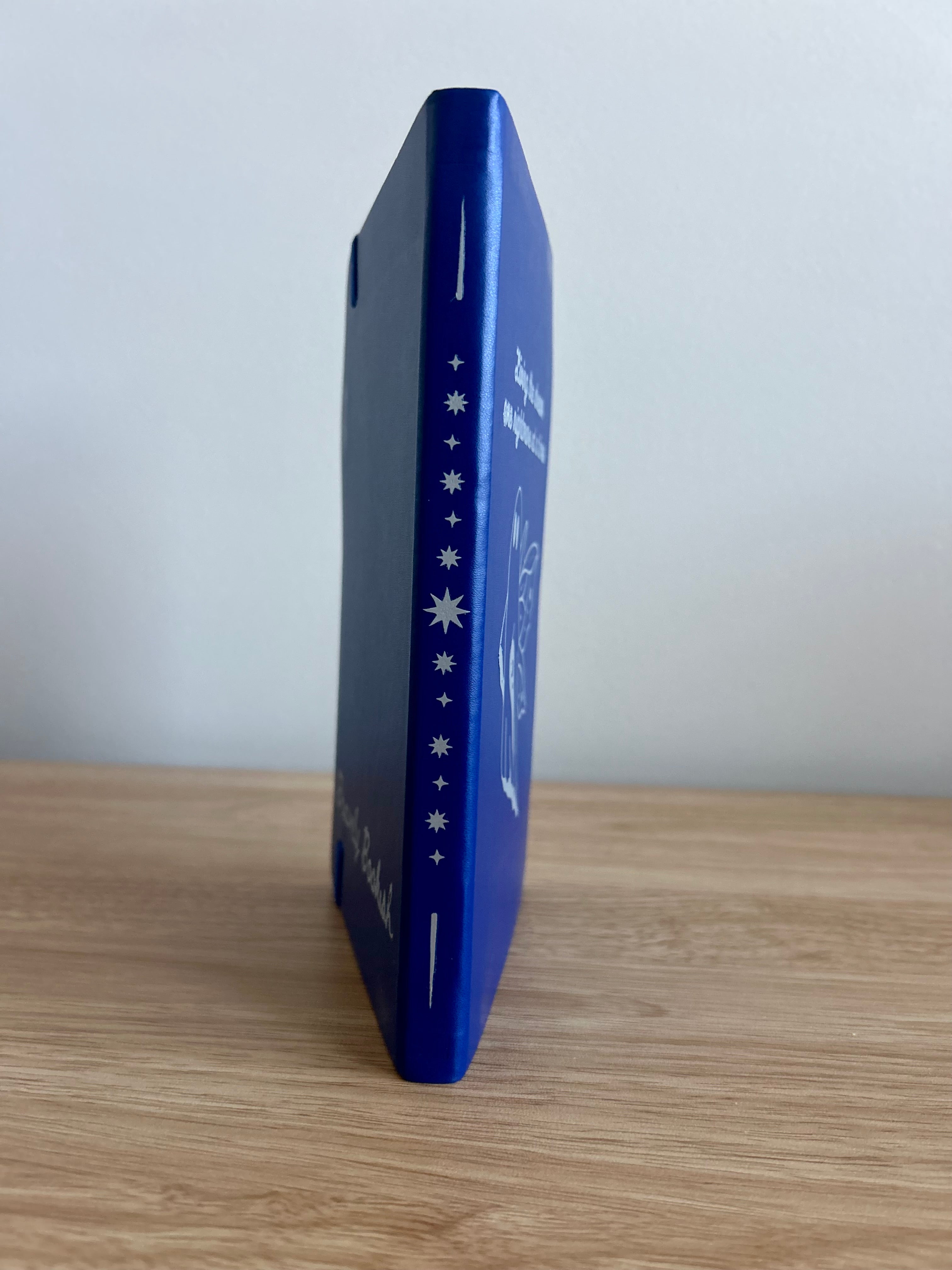 “Living the Dream, One Nightmare at a Time” Hand-Embellished Classic Ruled Faux Leather Journal